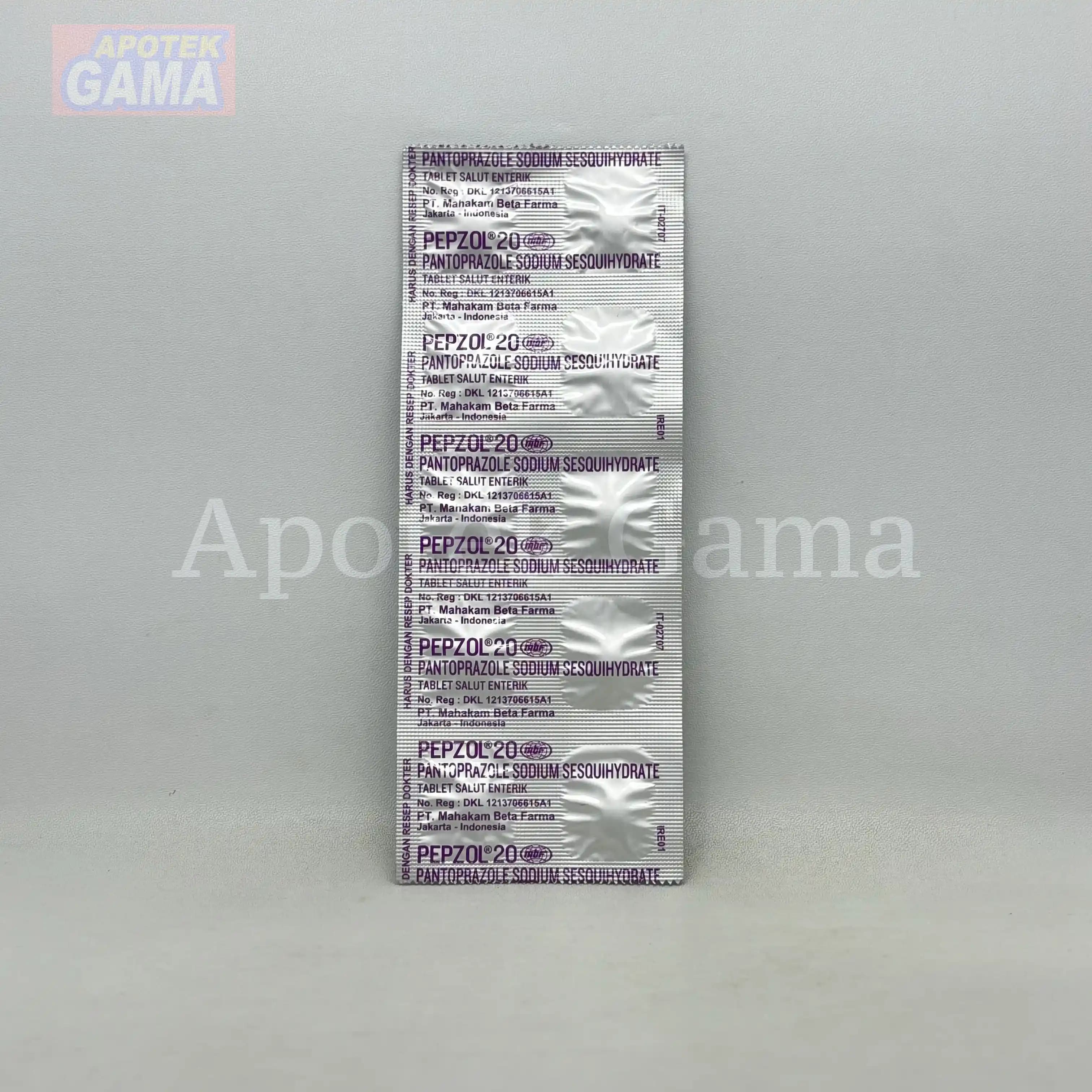 PEPZOL 20 MG TABLET 5