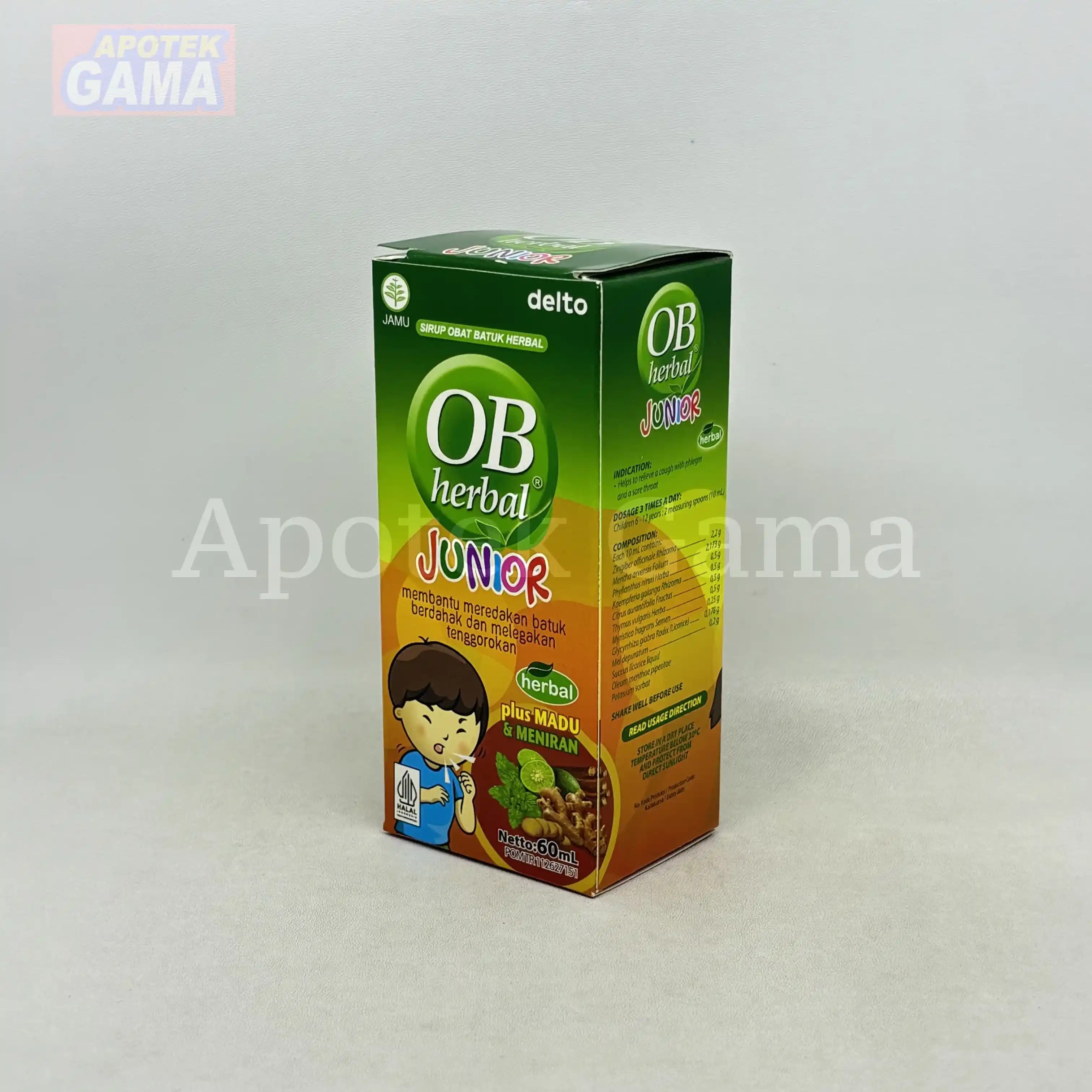 OB HERBAL JUNIOR 60 ML