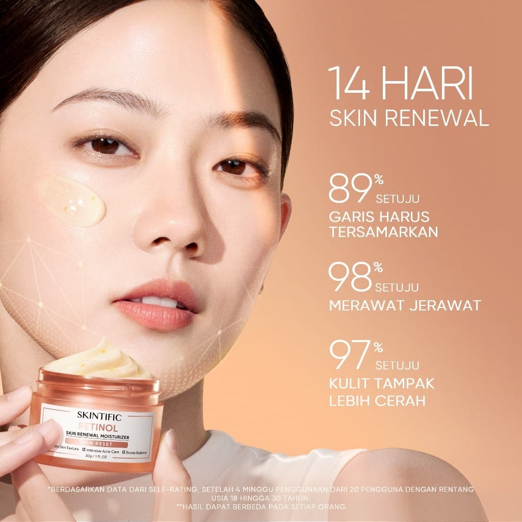 SKINTIFIC RETINOL SKIN RENEWAL MOISTURIZER 30GR 3