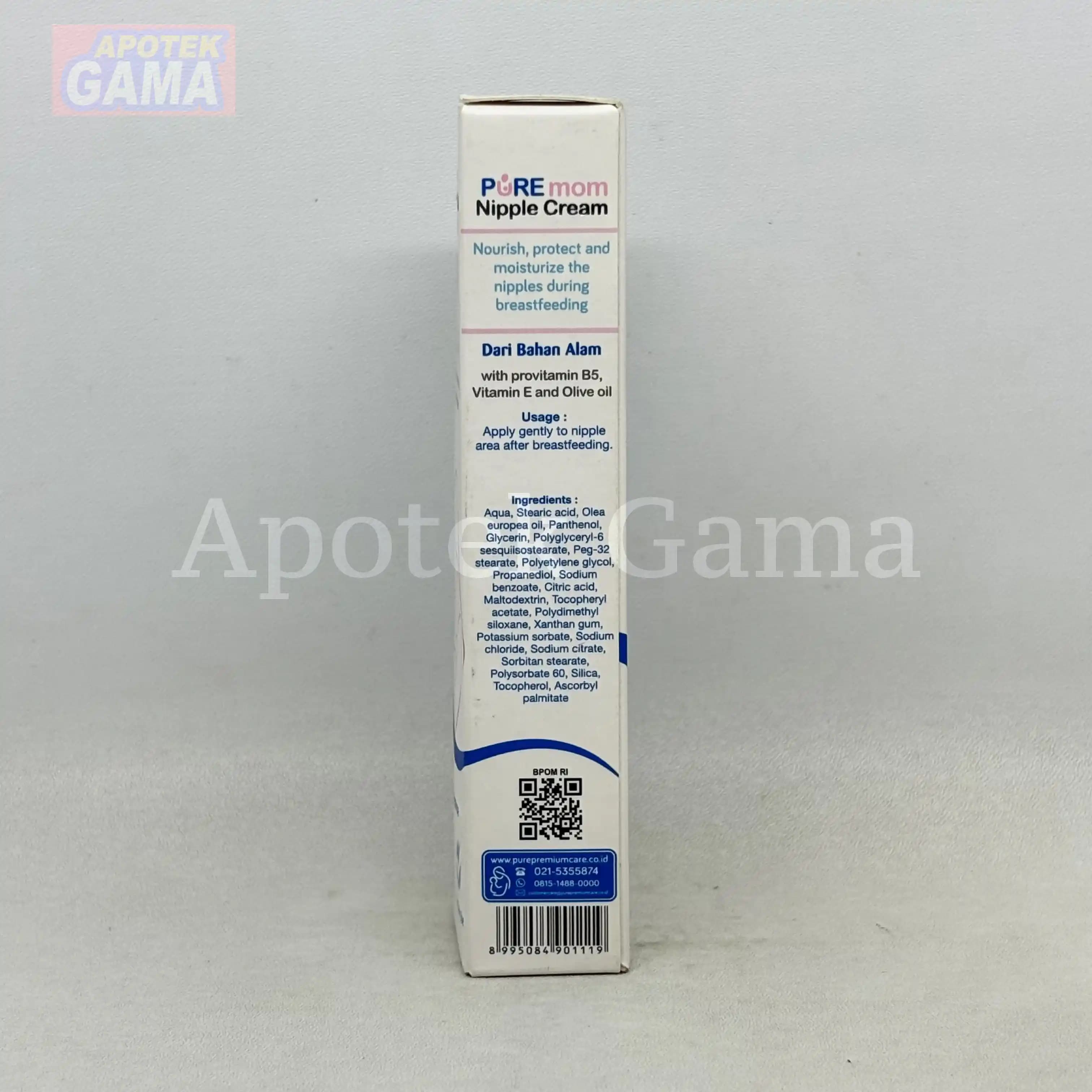 PURE MOM NIPPLE CREAM 15GR 3