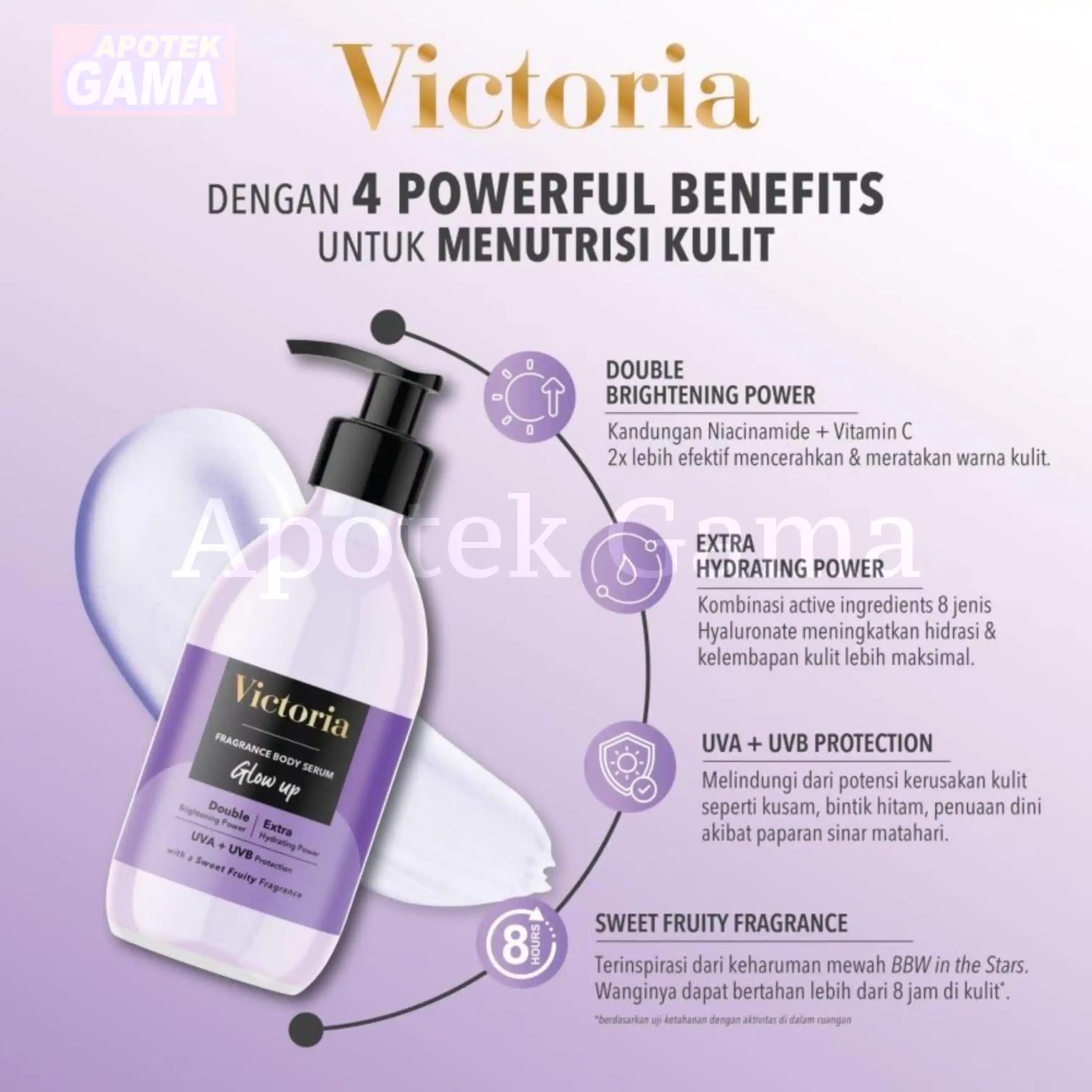 VICTORIA FRAGRANCE BODY SERUM GLOW UP 300 ML 2