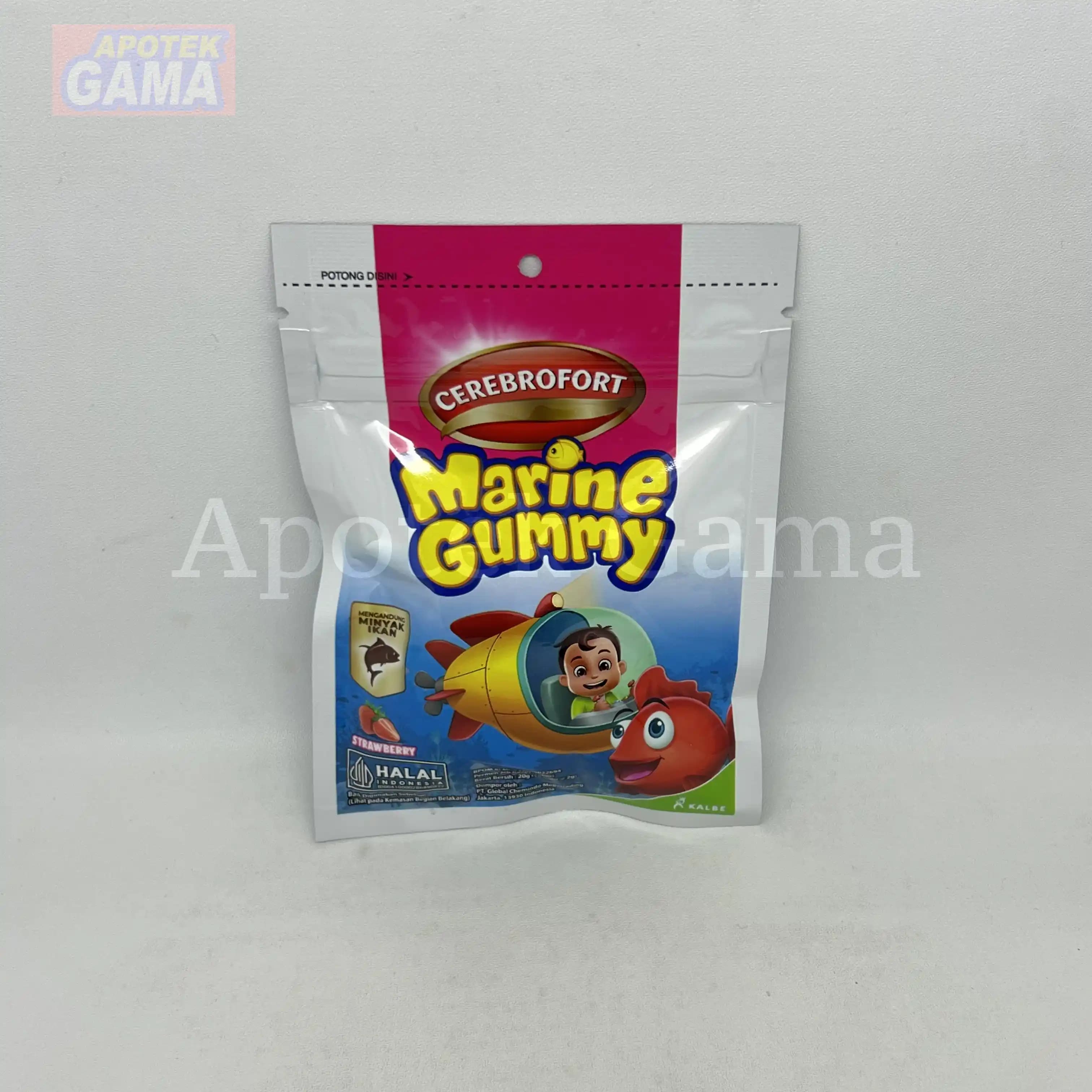 CEREBROFORT MARINE GUMMY STRAW SACHET 3