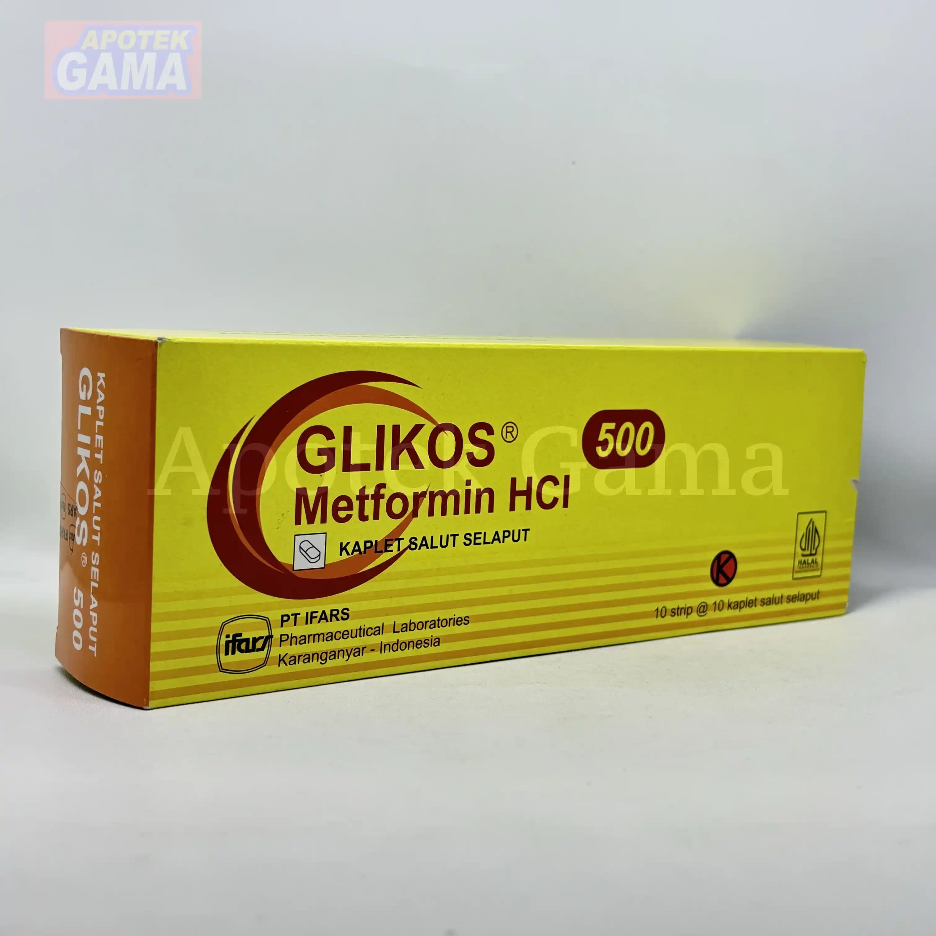 GLIKOS 500 MG TABLET 3