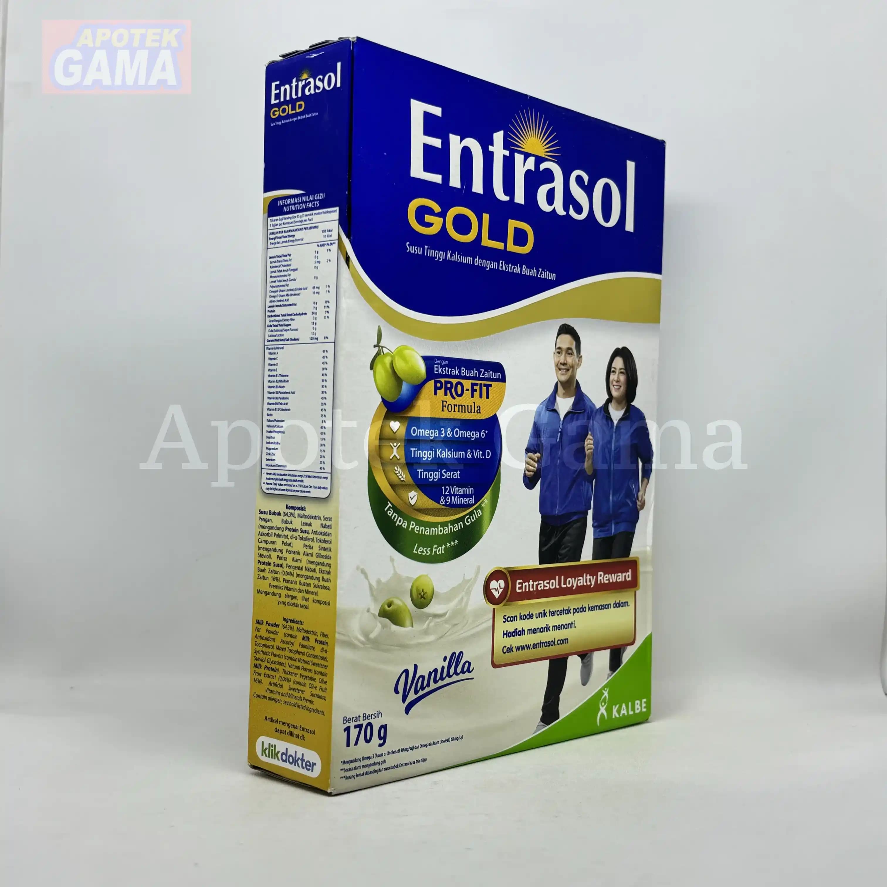 ENTRASOL GOLD VANILA 170 G 2