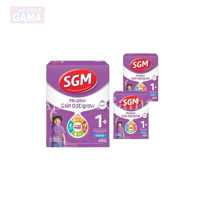 SGM EKSPLOR GAIN OPTIGROW VANILLA 800GR