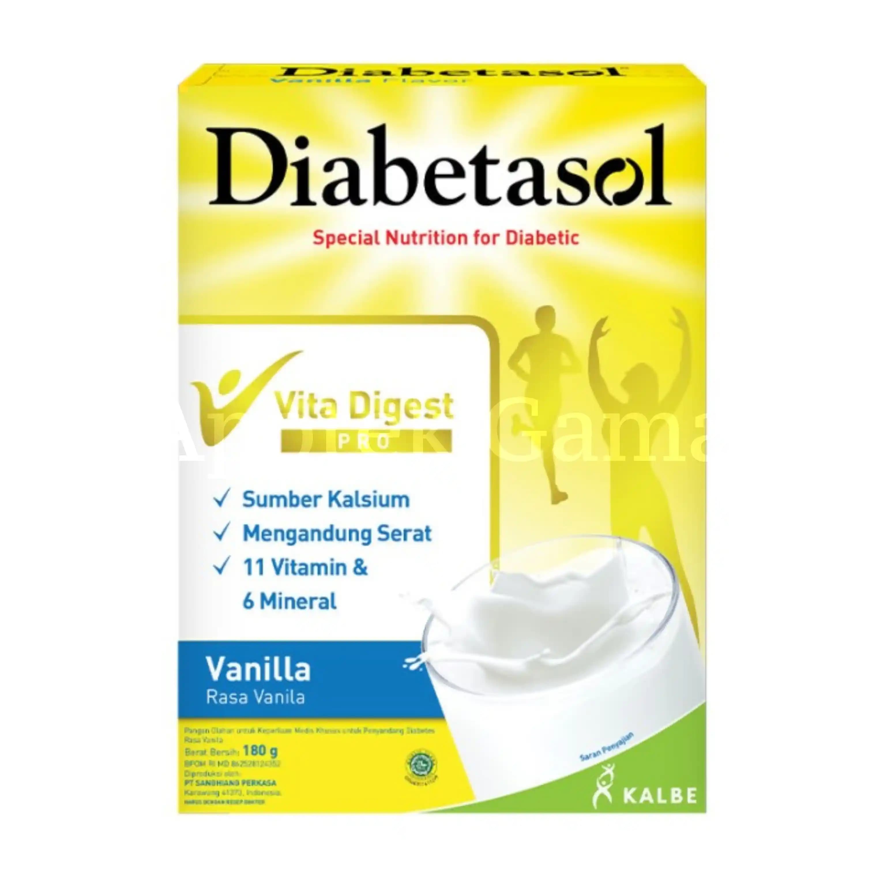 DIABETASOL VANILA 170G