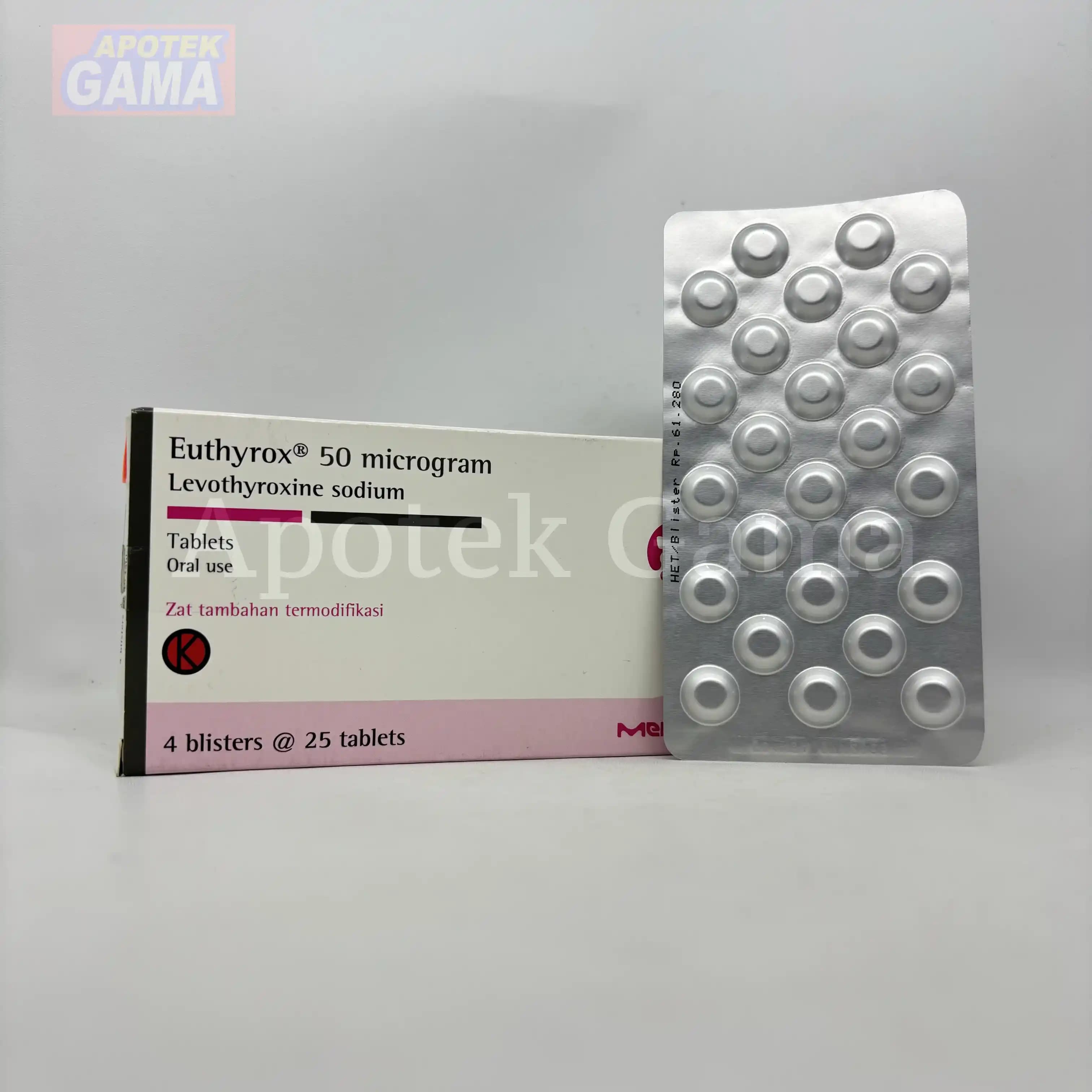 EUTHYROX 50 MG TAB 3
