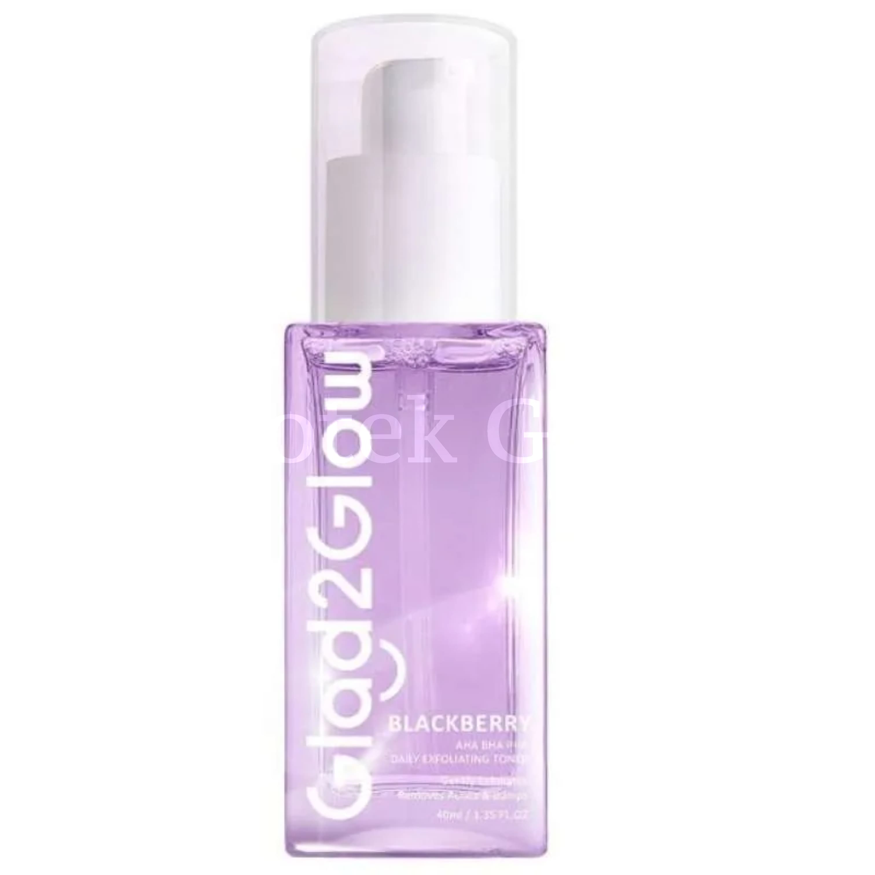 GLAD2GLOW BLACKBERRY AHA BHA PHA DAILY EXFOLIATING TONER 40 ML 2