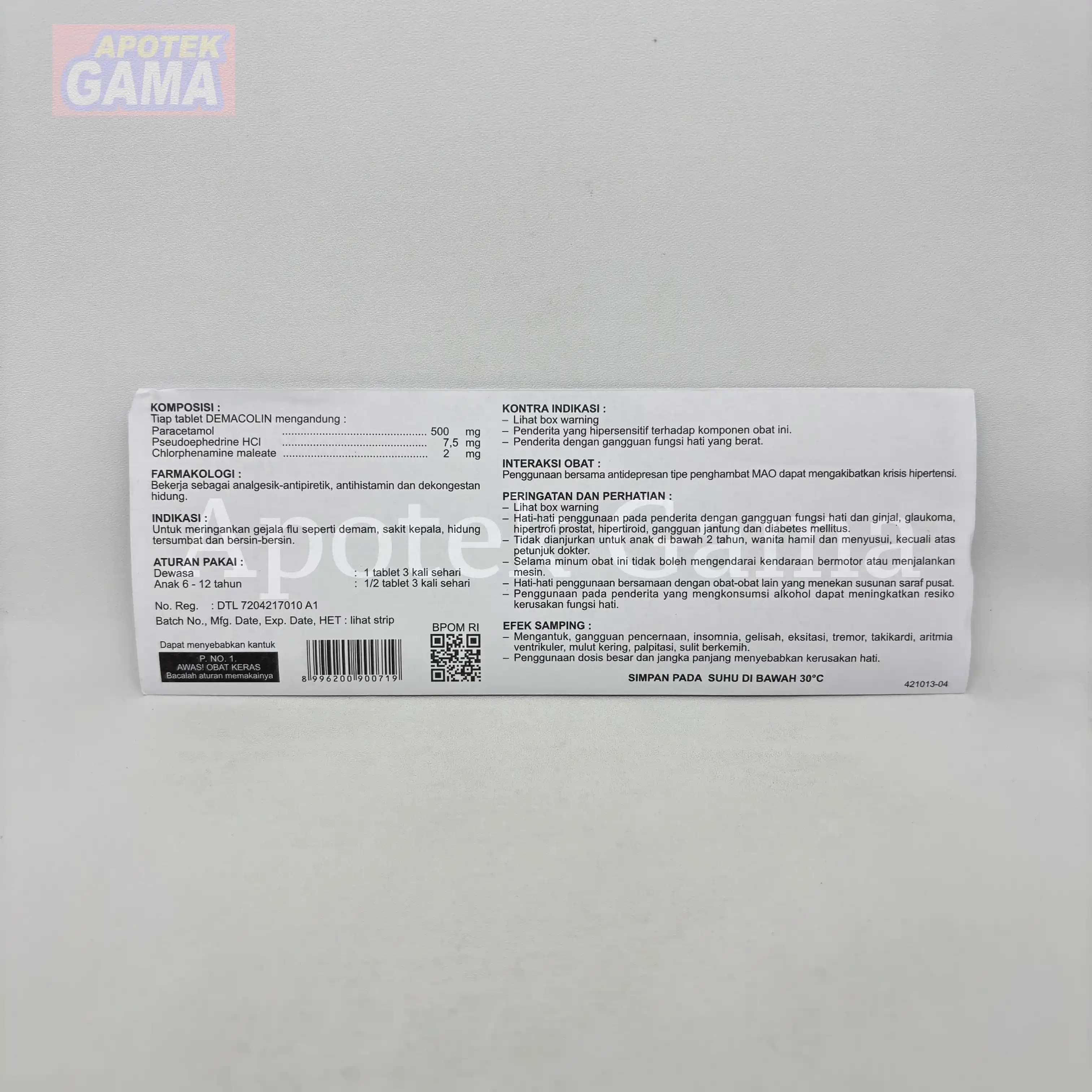 DEMACOLIN TAB100 2