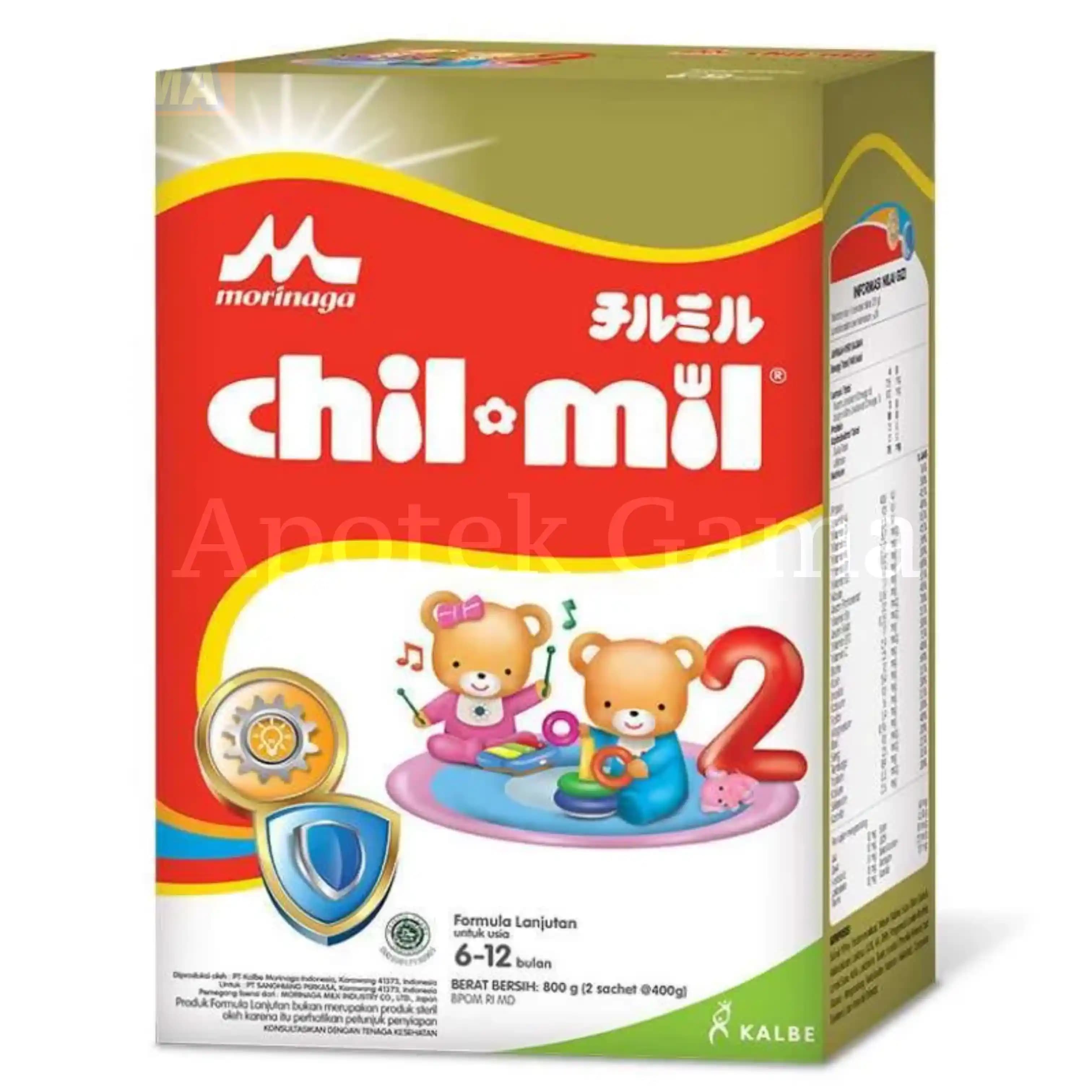 MORINAGA CHIL MIL GOLD 2X390 GR