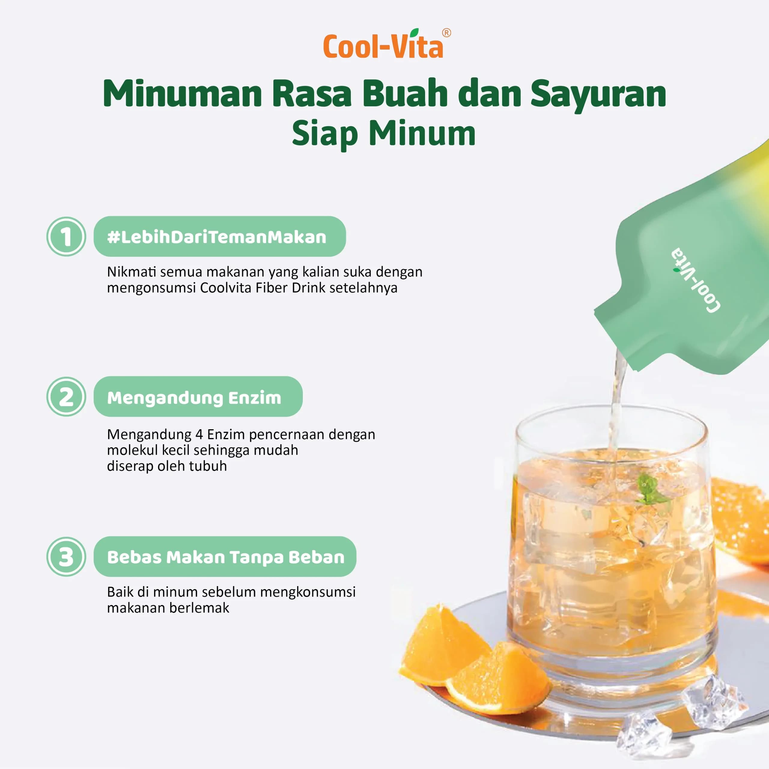 COOLVITA SLIM KEEP RASA ANEKA BUAH DAN SAYURAN 315ML 5