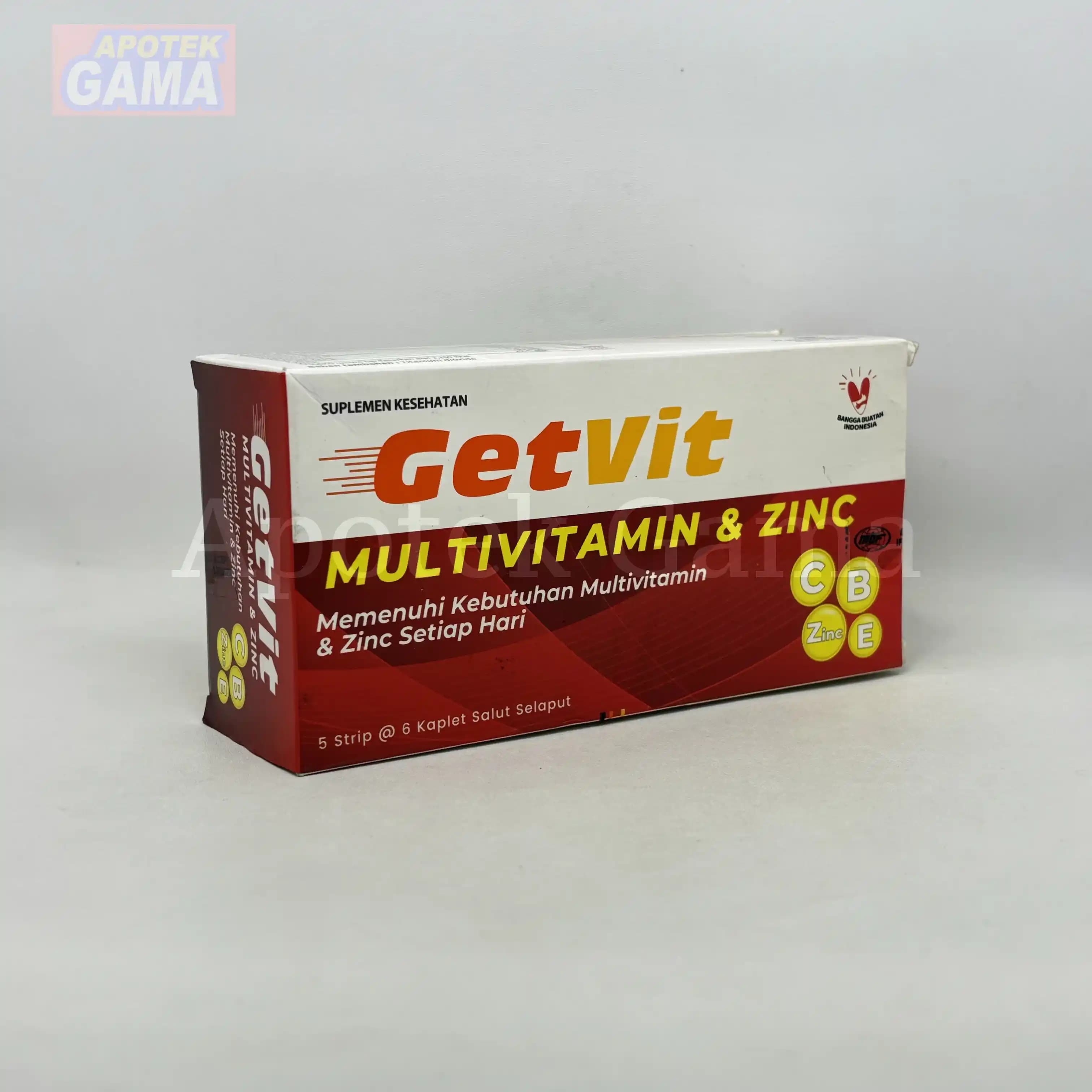 GETVIT MULTIVITAMIN ZINC 5