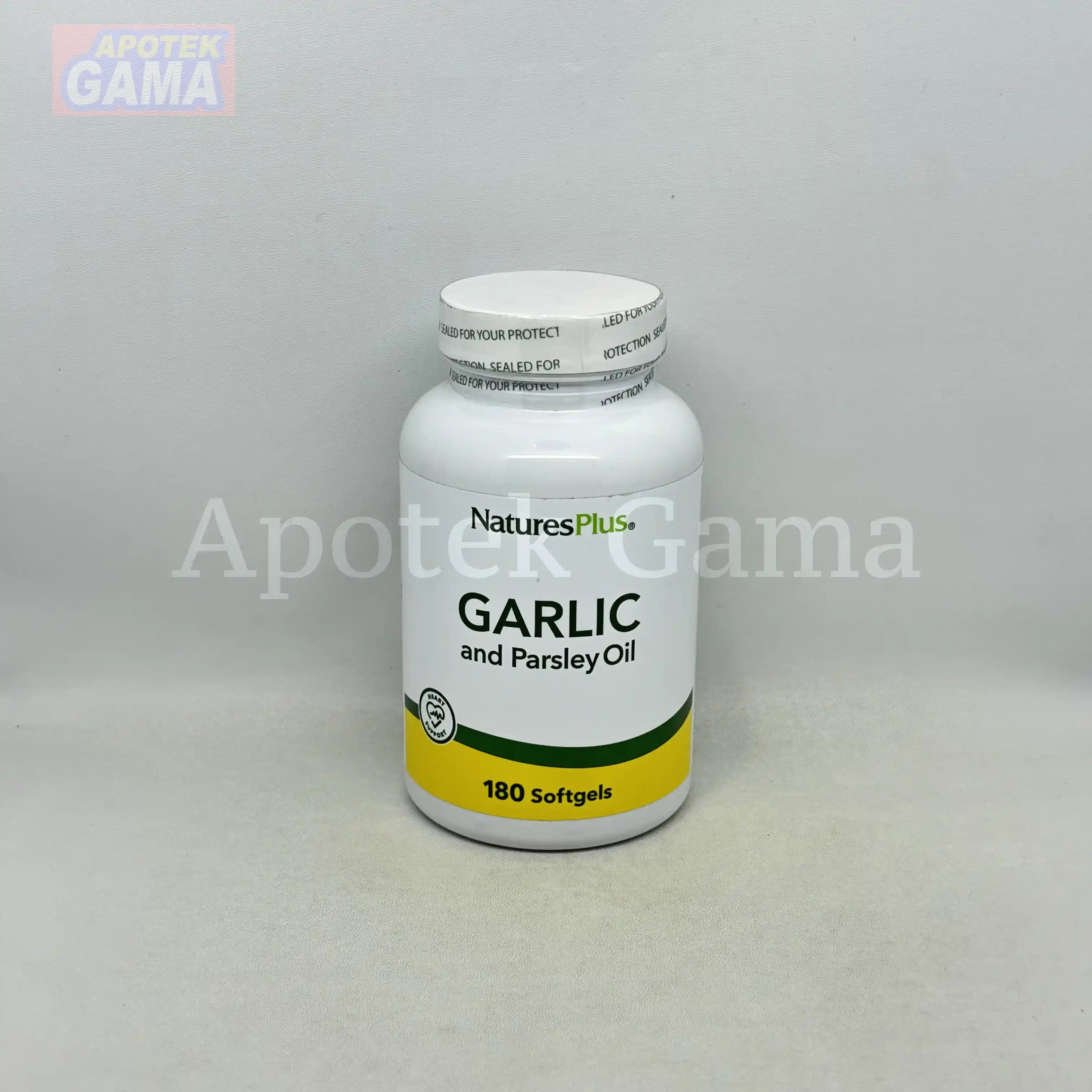 NATURES PLUS GARLIC & PARSLEYOIL 180S