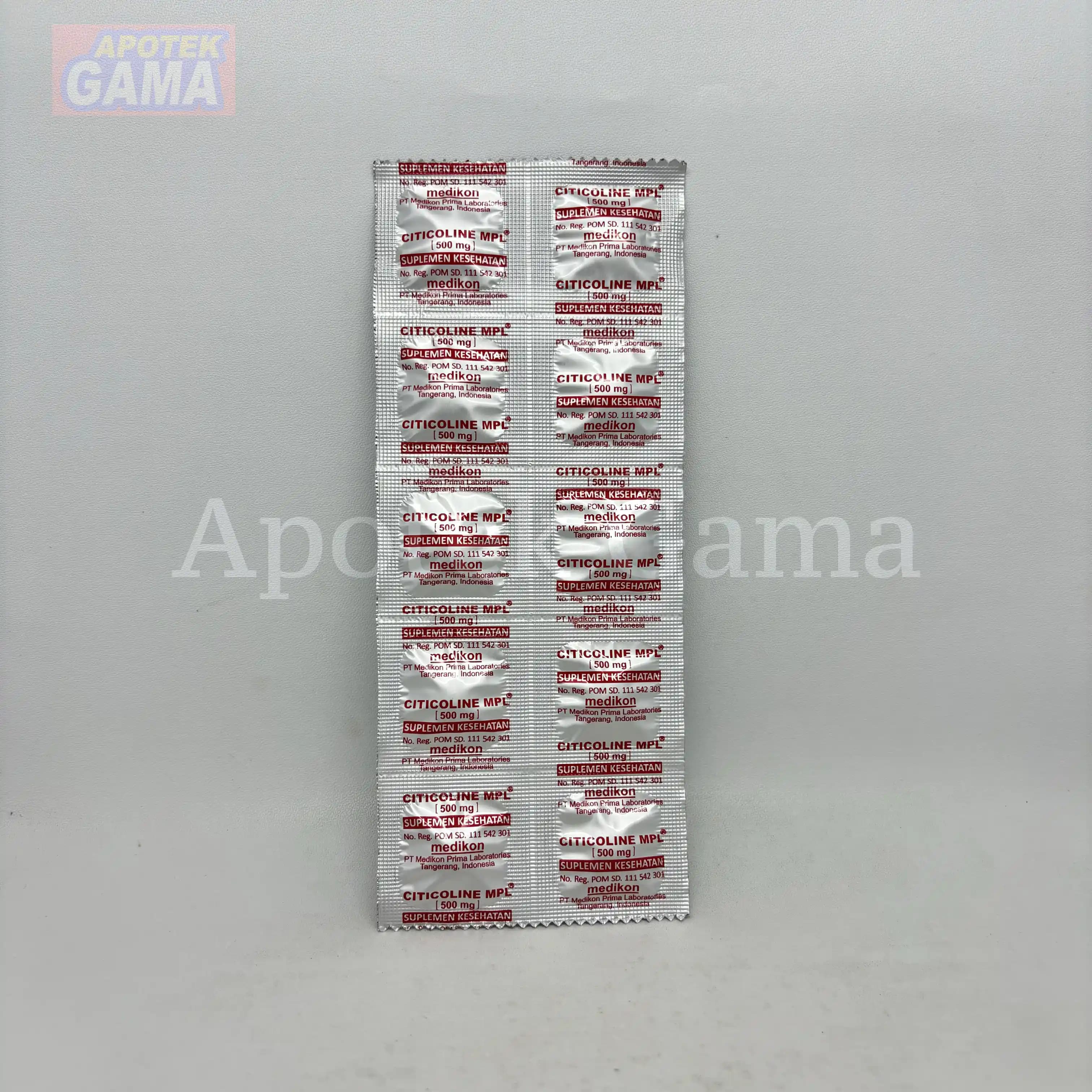 CITICOLINE MPL 500M/30TAB 4