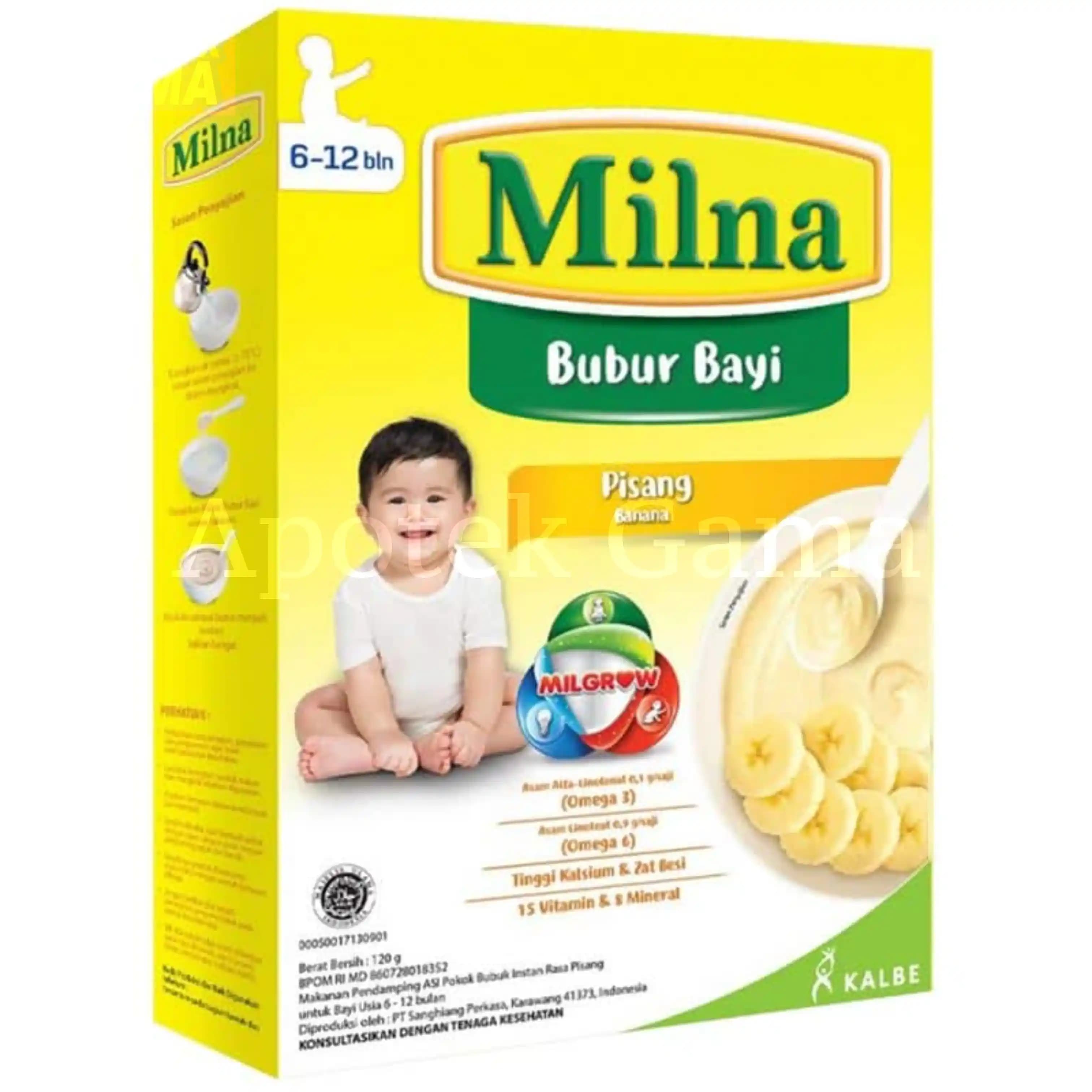 MILNA BUBUR BAYI 6+ PISANG 120G