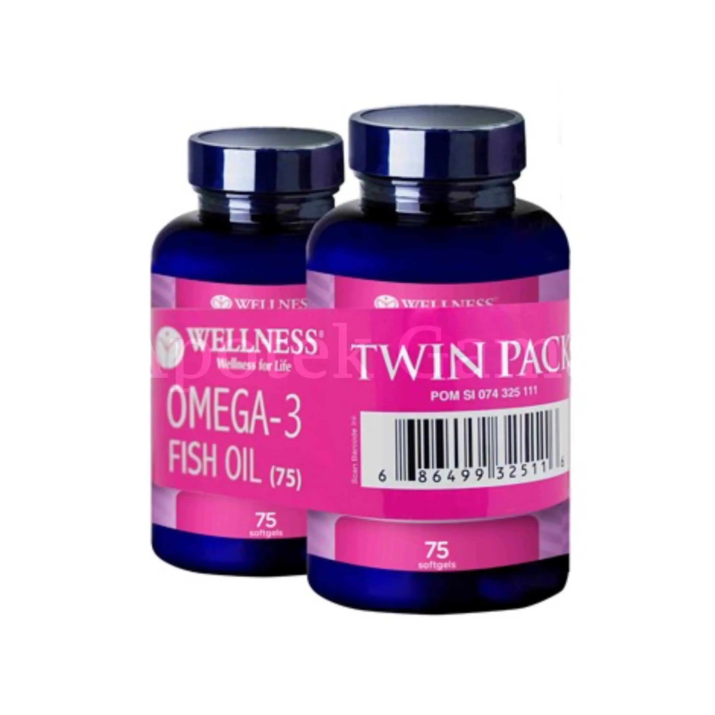 WELLNESS OMEGA 3 FISH OIL 75'S BANDED