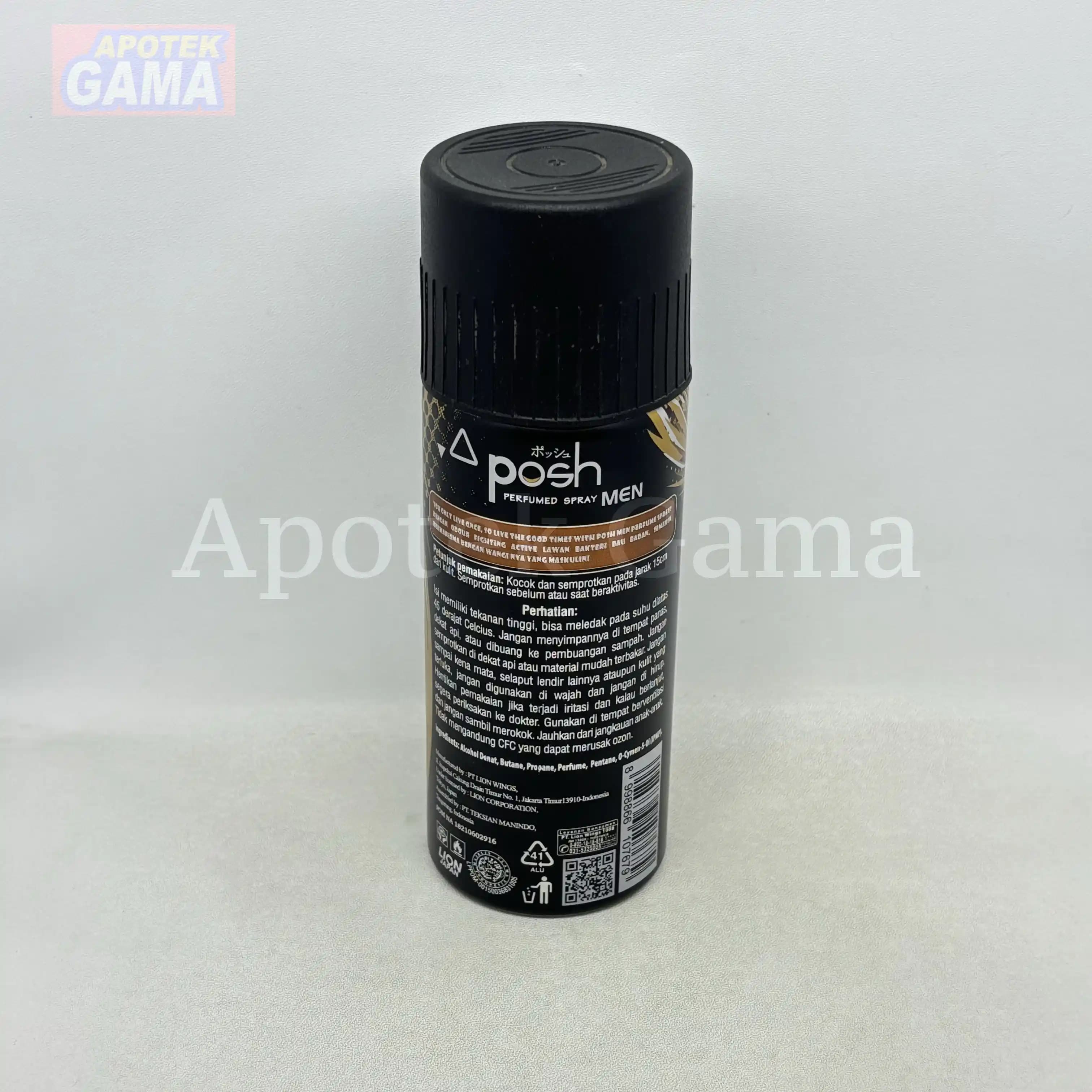 POSH SPRAY MEN BROWN LEGACY 150ML
