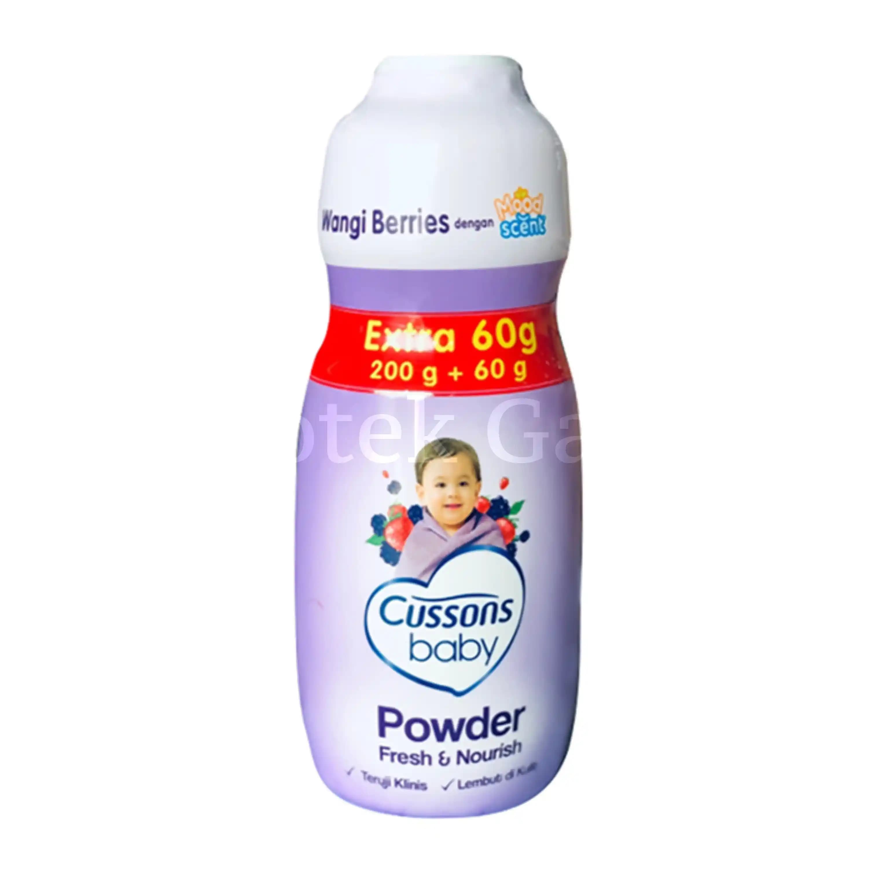 CUSSONS BABY POWDER FRESH & NOURISH 200 GR
