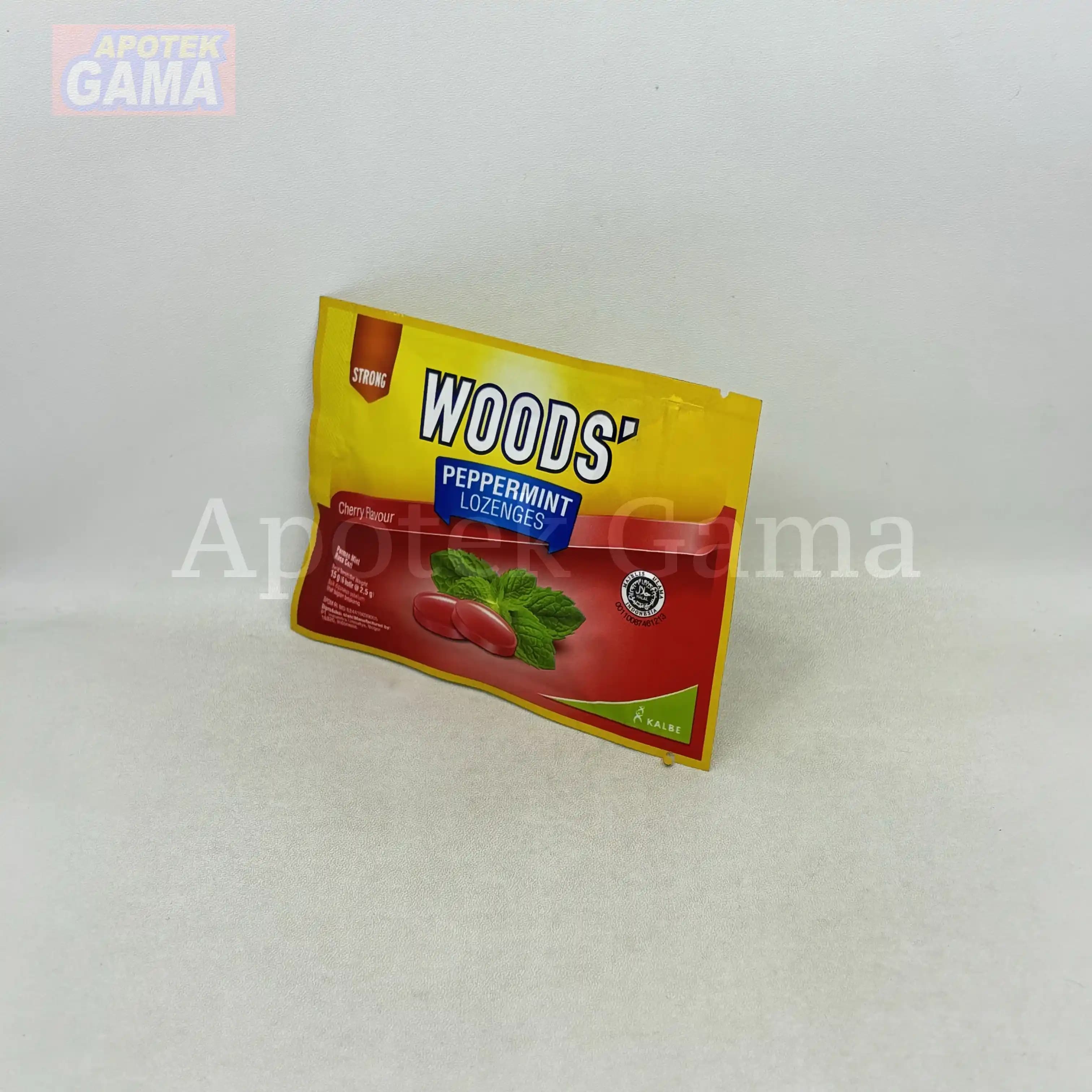 WOODS PEPPERMINT LOZ CHERRY 5