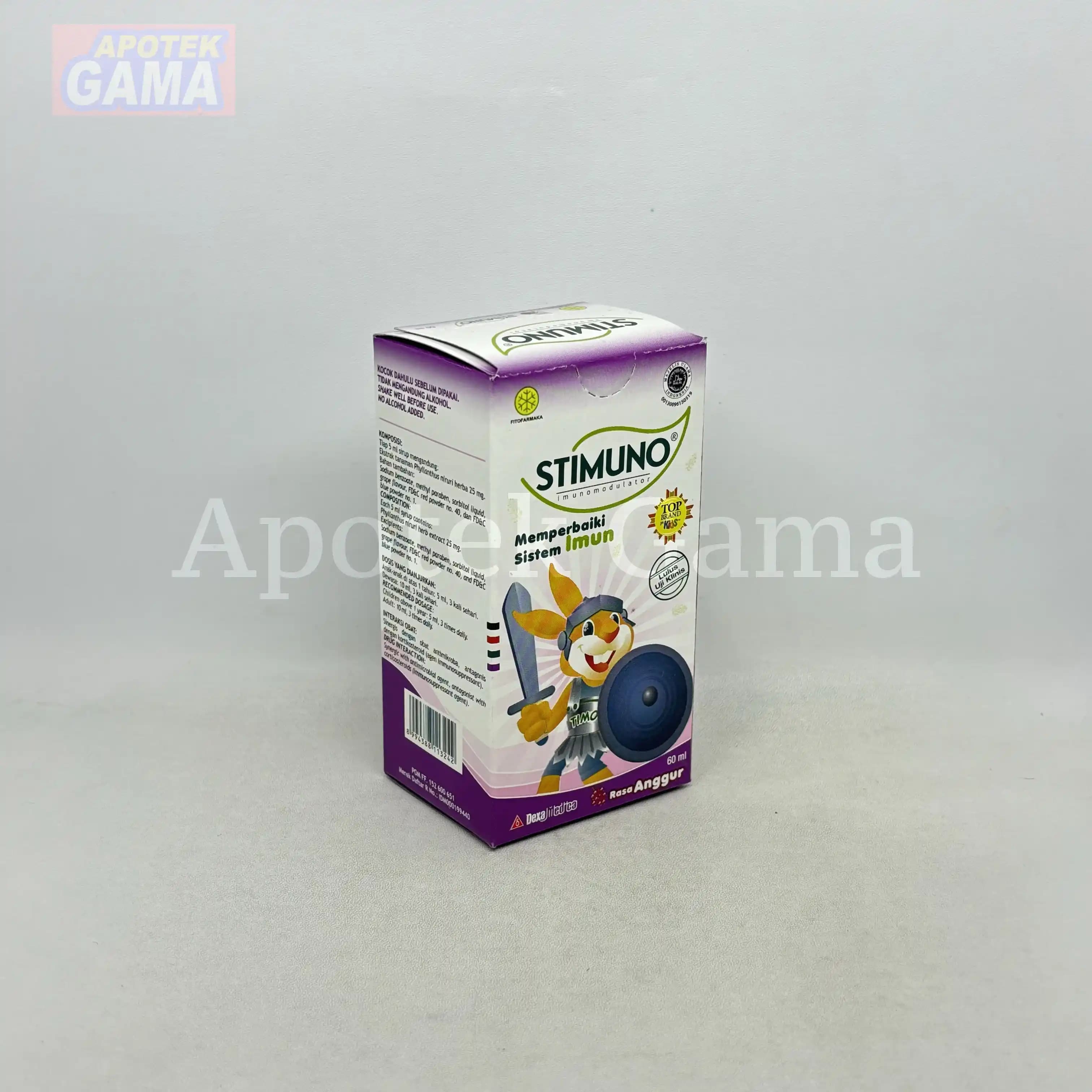 STIMUNO SYR GRAPE 60ML