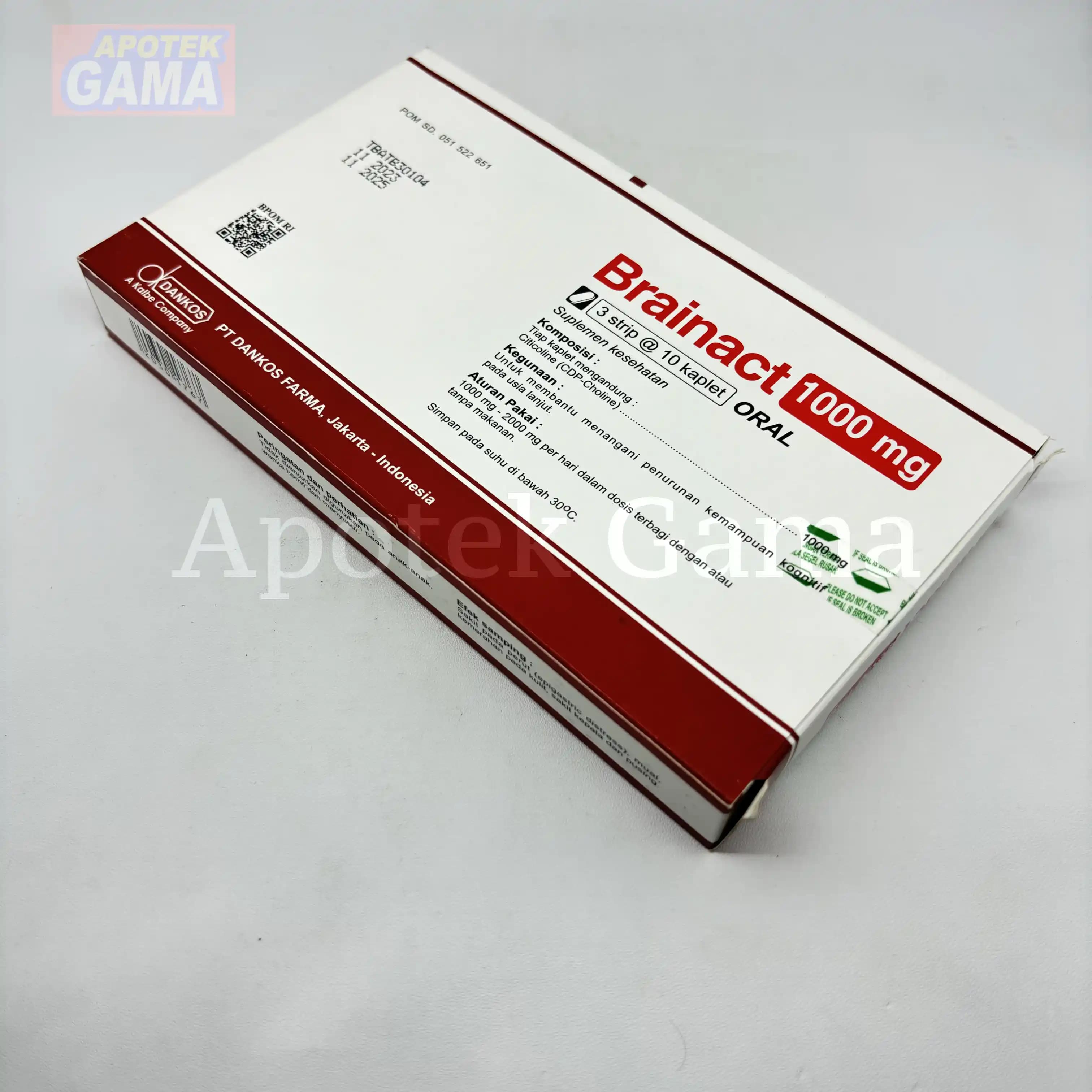 BRAINACT ORAL 1 GR 1000 MG 4