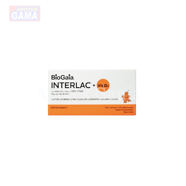 INTERLAC+VIT D3 TABLET