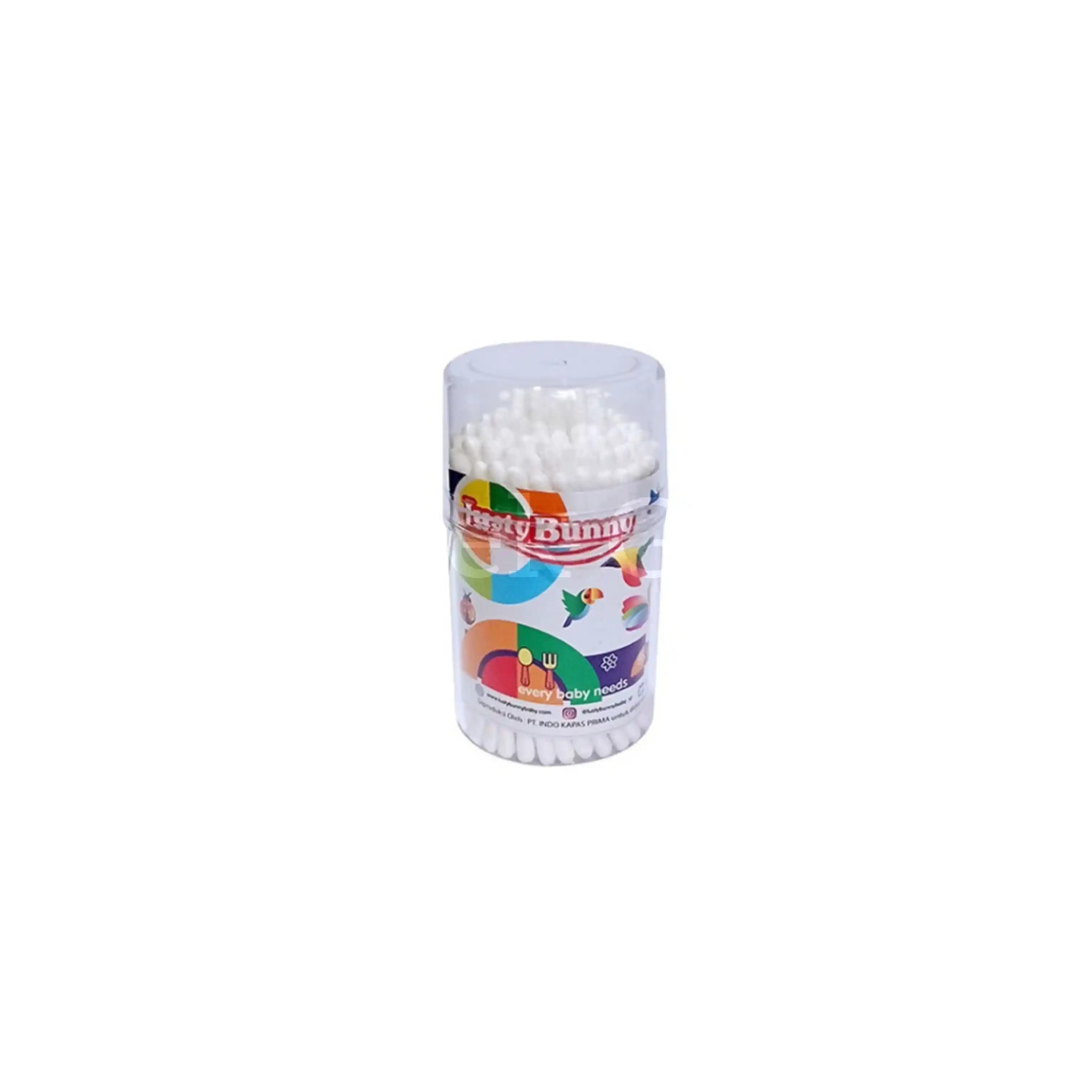BUNNY COTTON BUDS POT REGULER ISI 50S KB8605