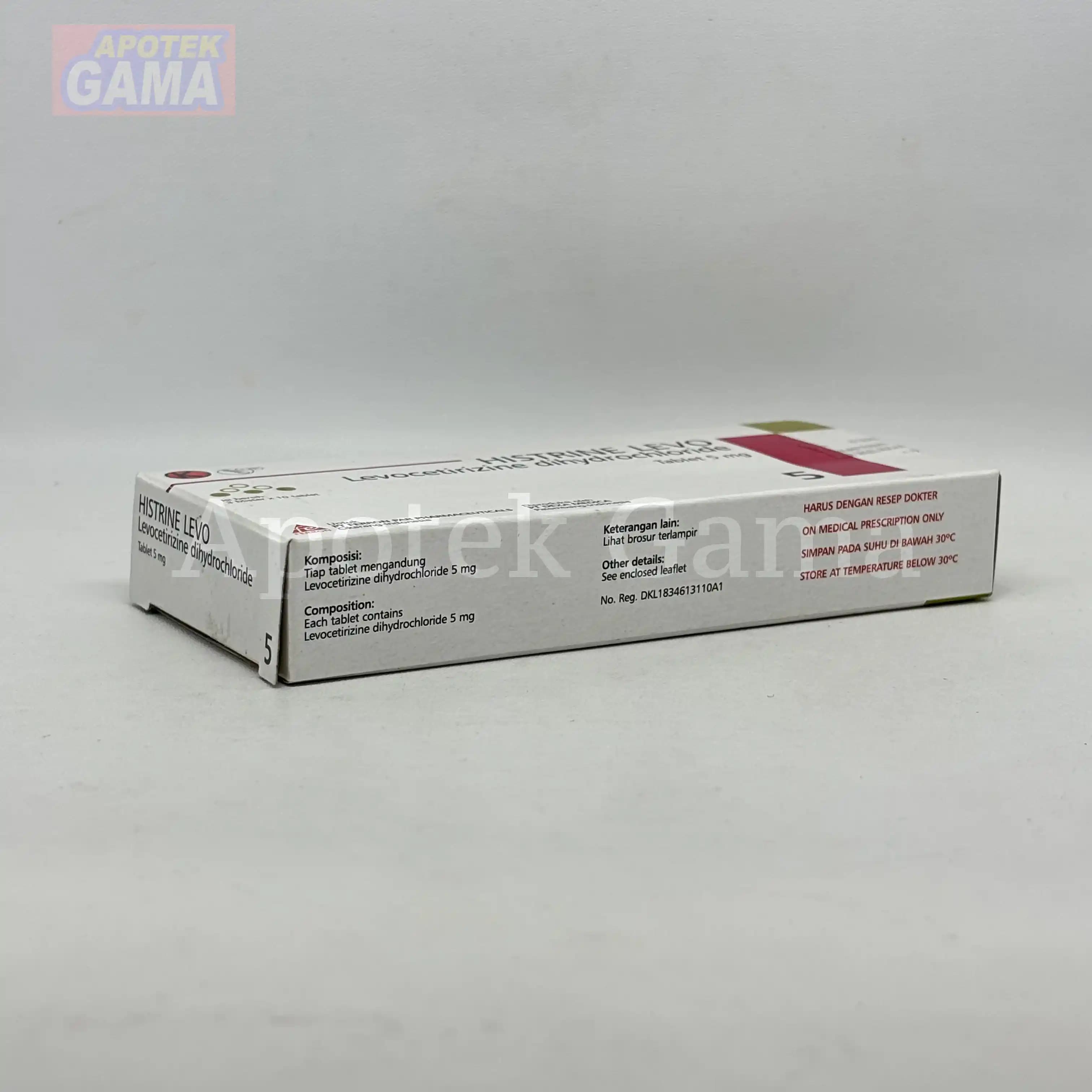 HISTRINE LEVO 5MG TAB