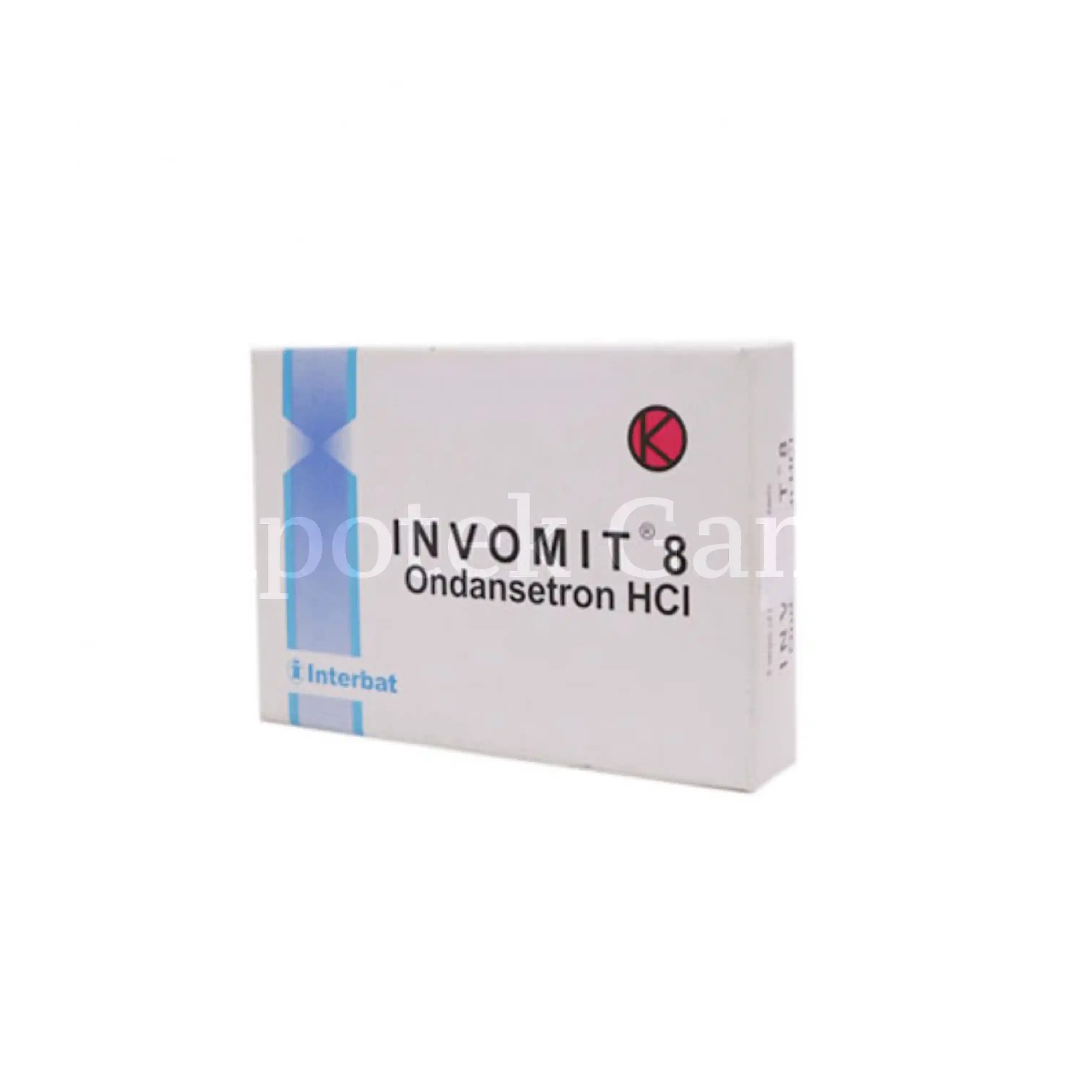 INVOMIT 8MG/18 TAB
