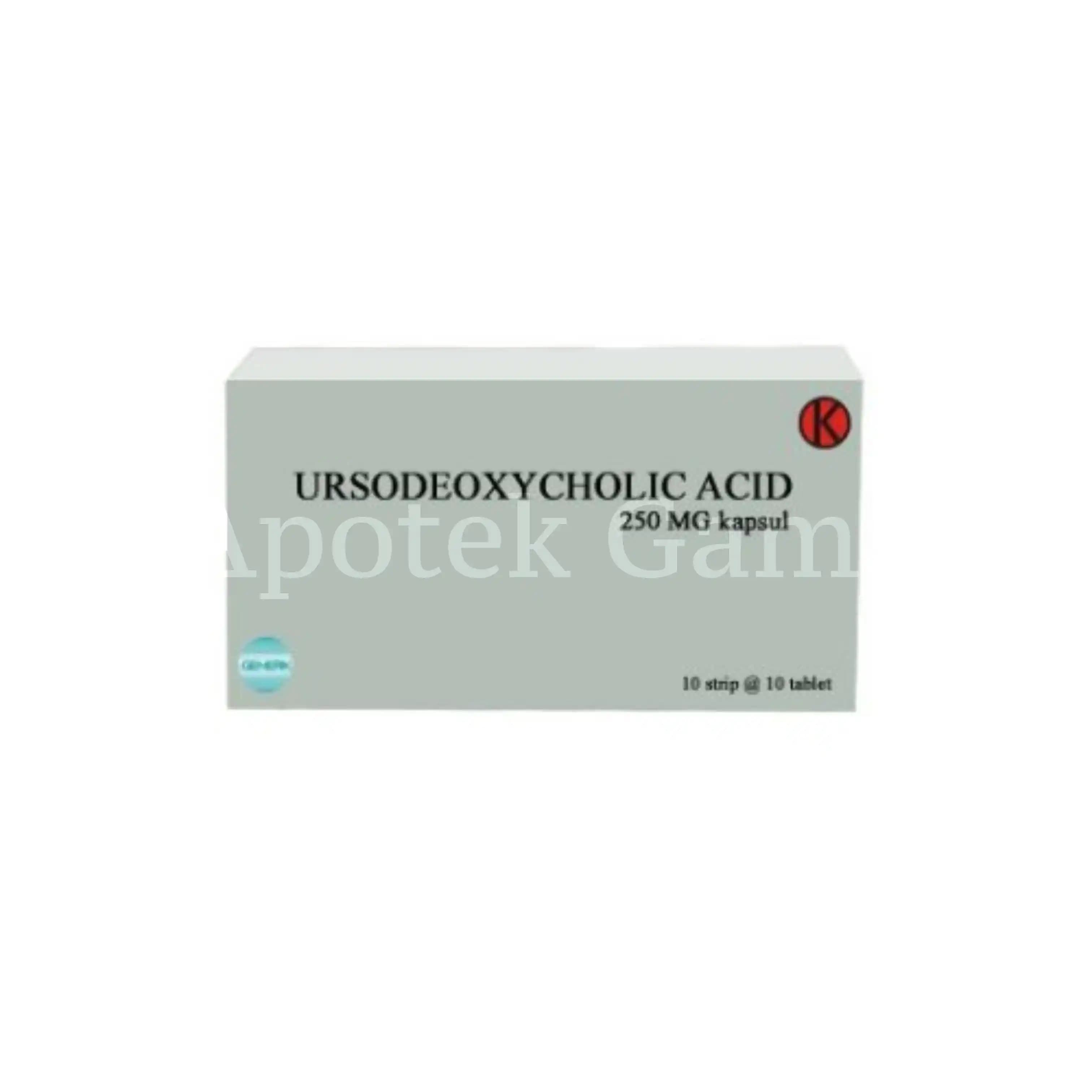 URSODEOXYCHOLIC ACID 250 MG TABLET