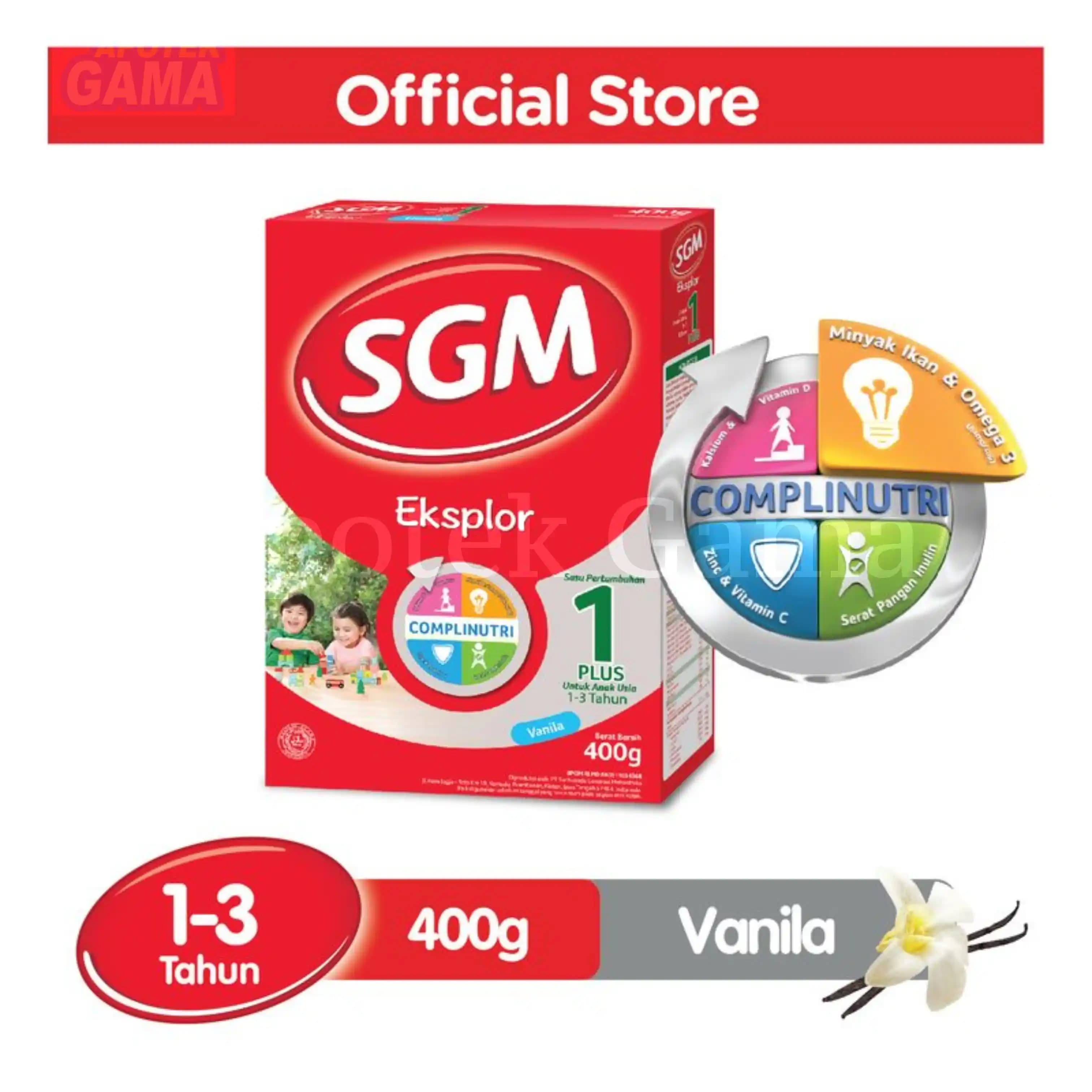 SGM EKSPLOR 1 PLUS VANILA 400GR