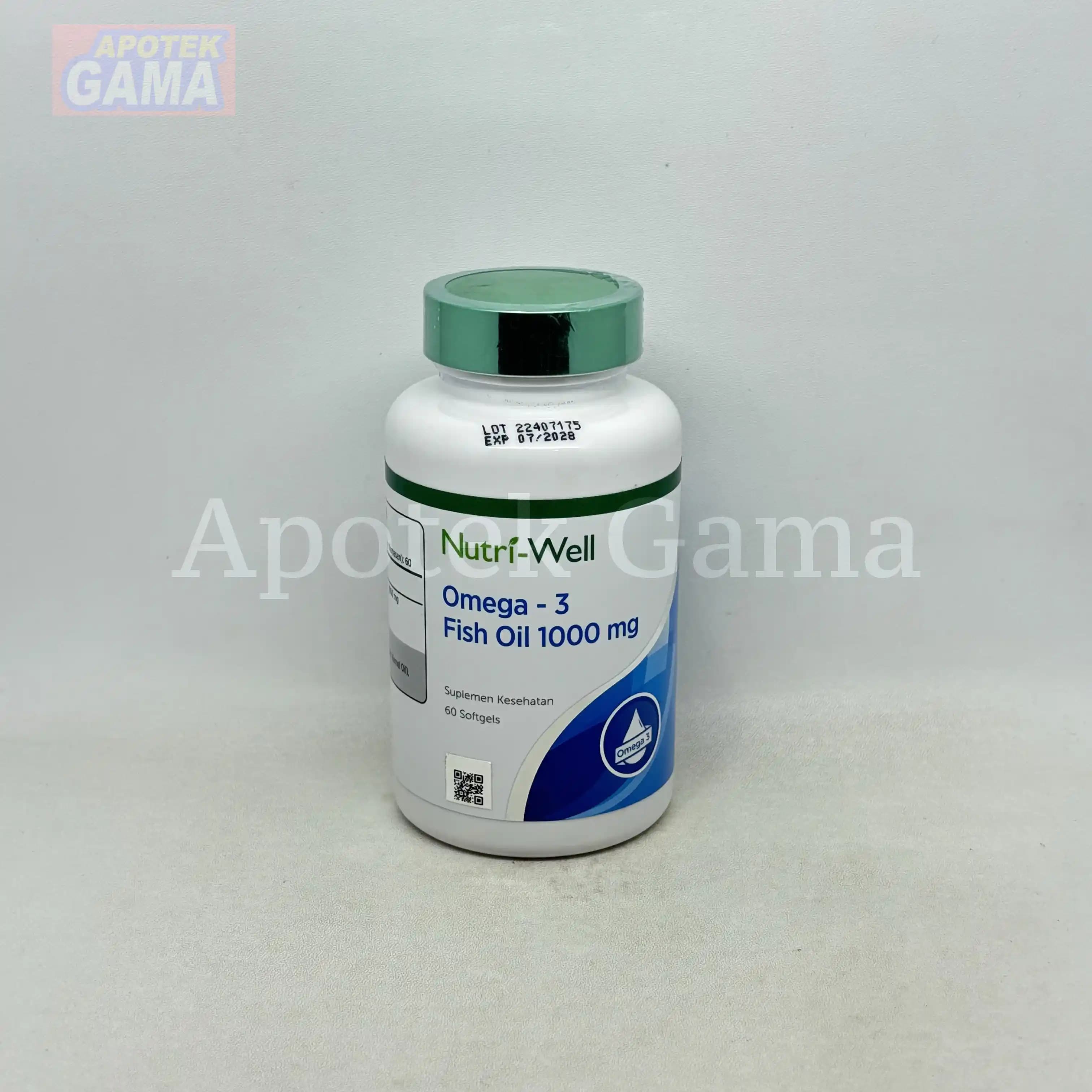 NUTRIWELL OMEGA 3 FISH OIL 60 SOFTGELS 2