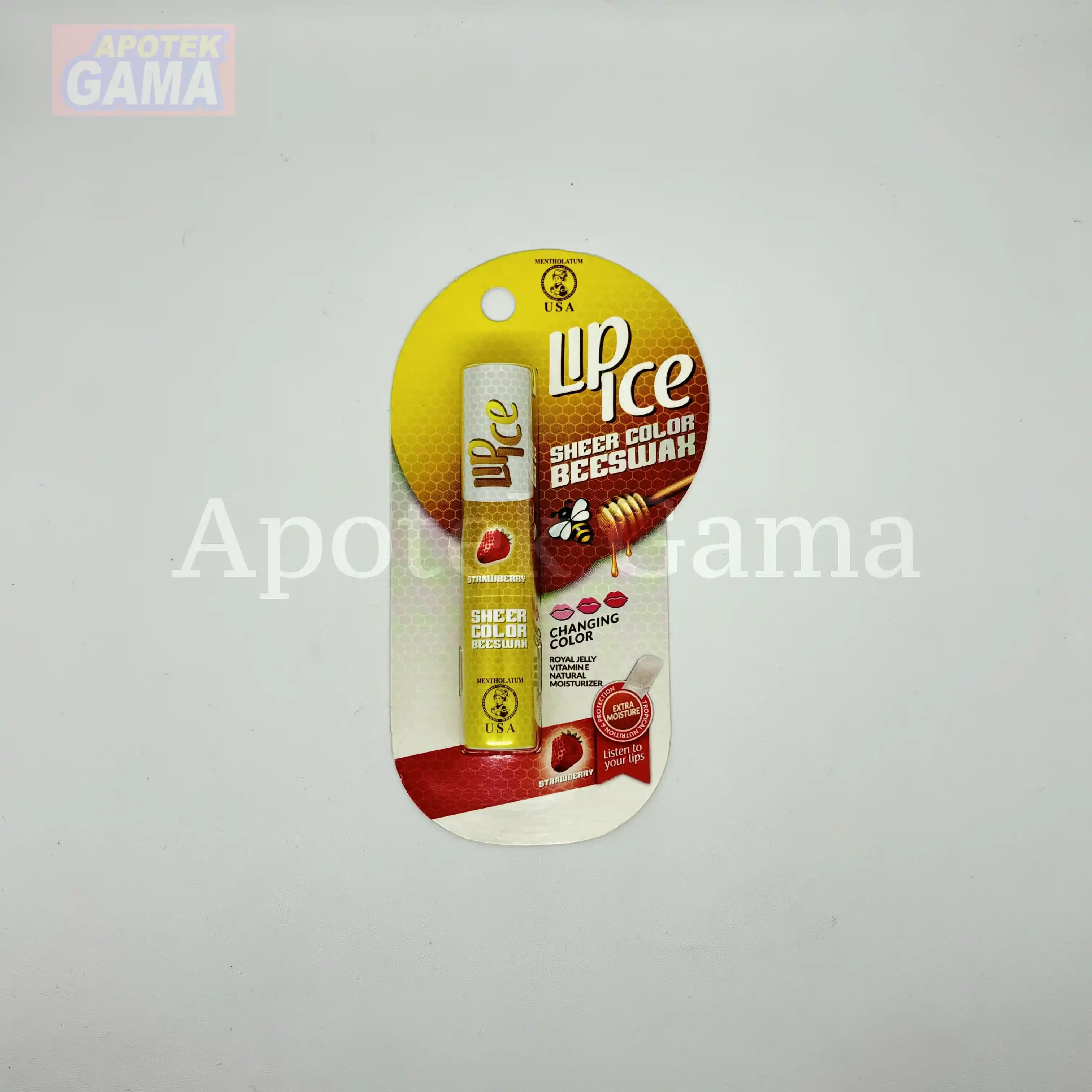 ACNES LIP ICE SHEER COLOR BEE WAX STRAWBERRY