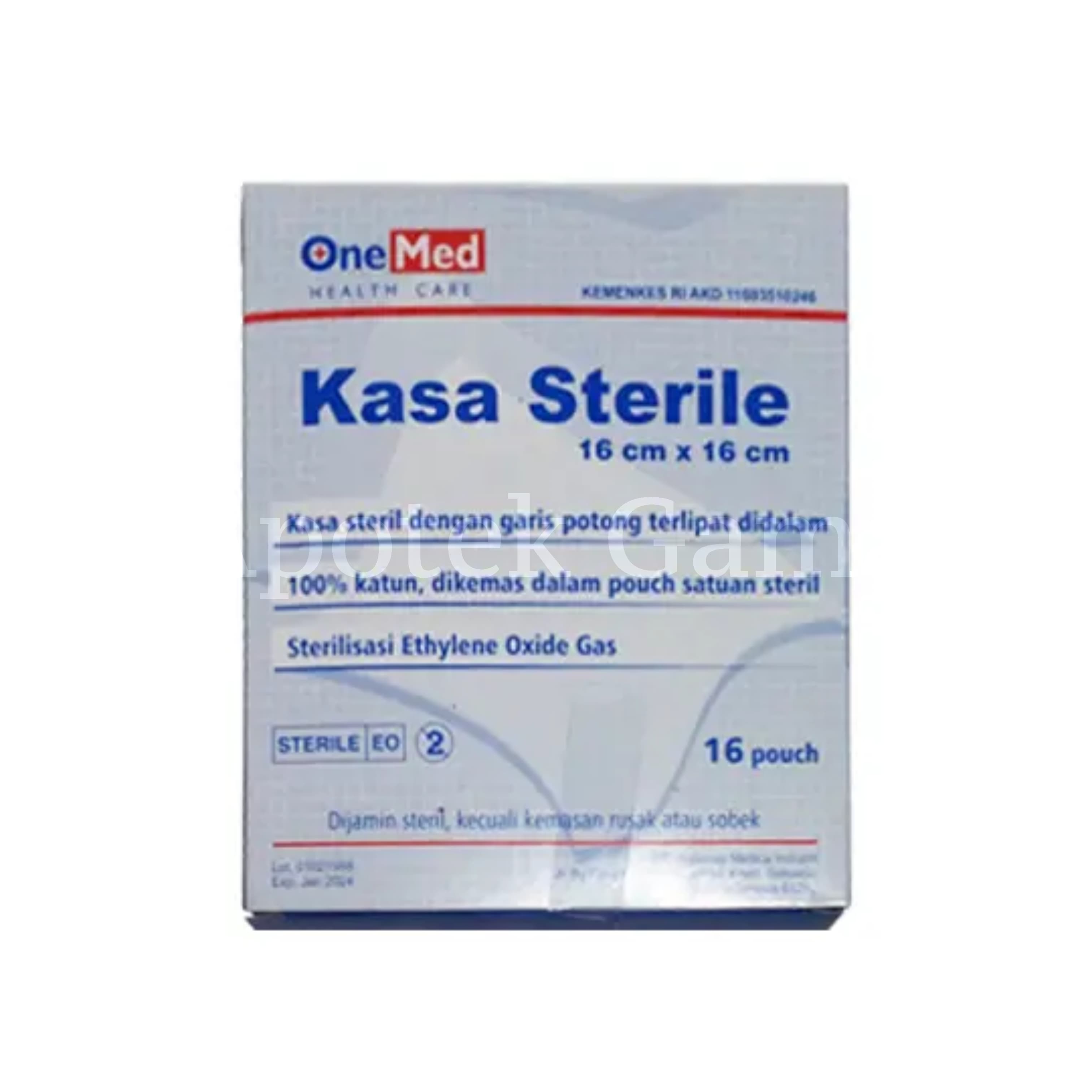 KASA STERIL 16 x 16 SAE