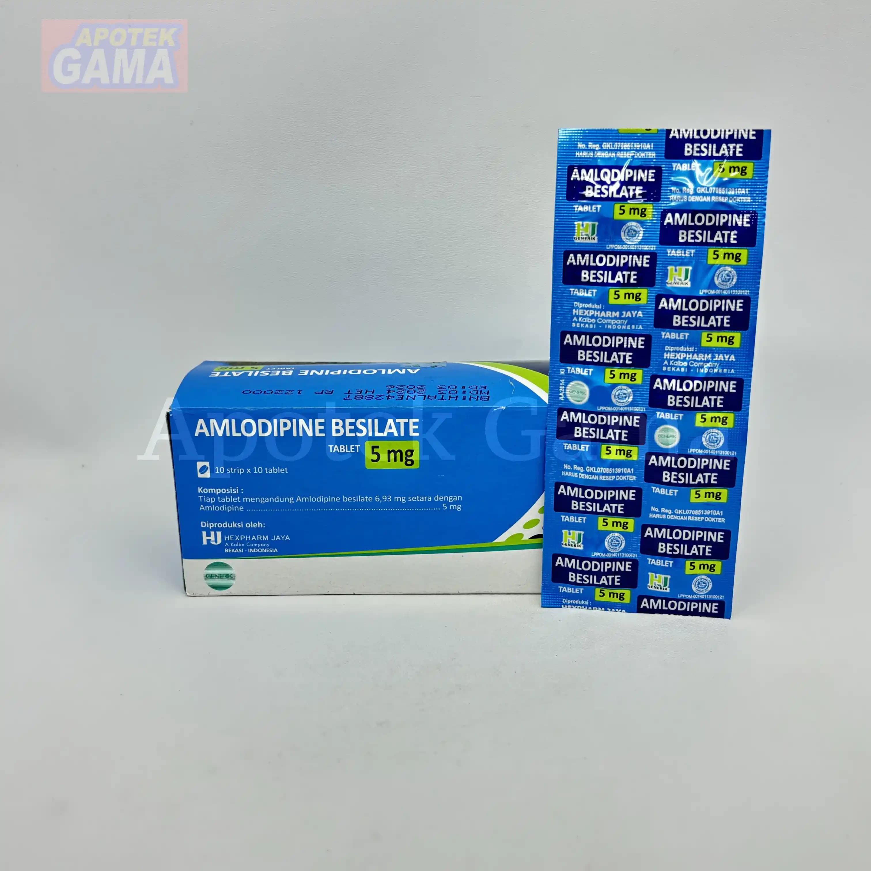 AMLODIPINE TAB 5 MG BRAND HJ 5