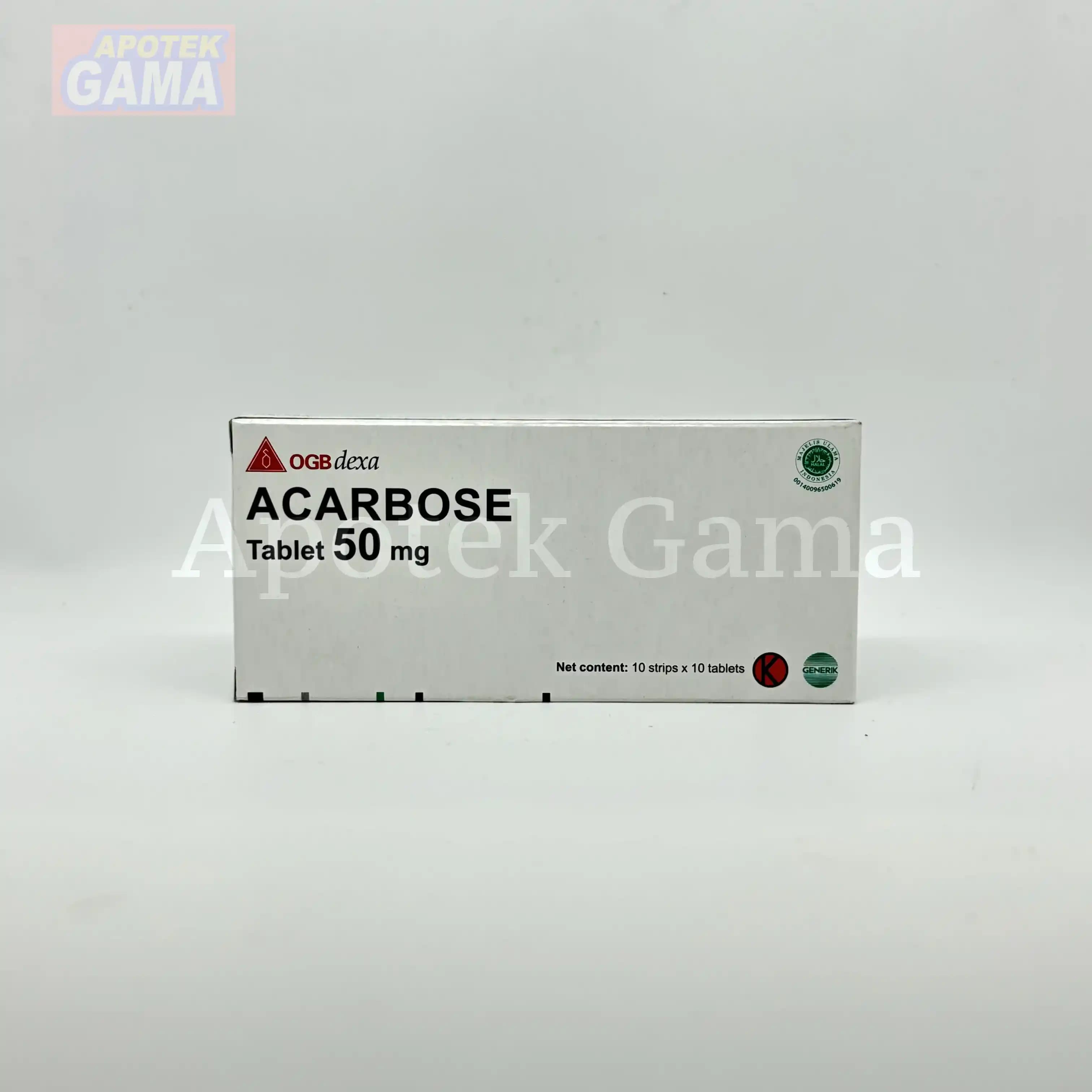 ACARBOSE 50 MG TABLET 3