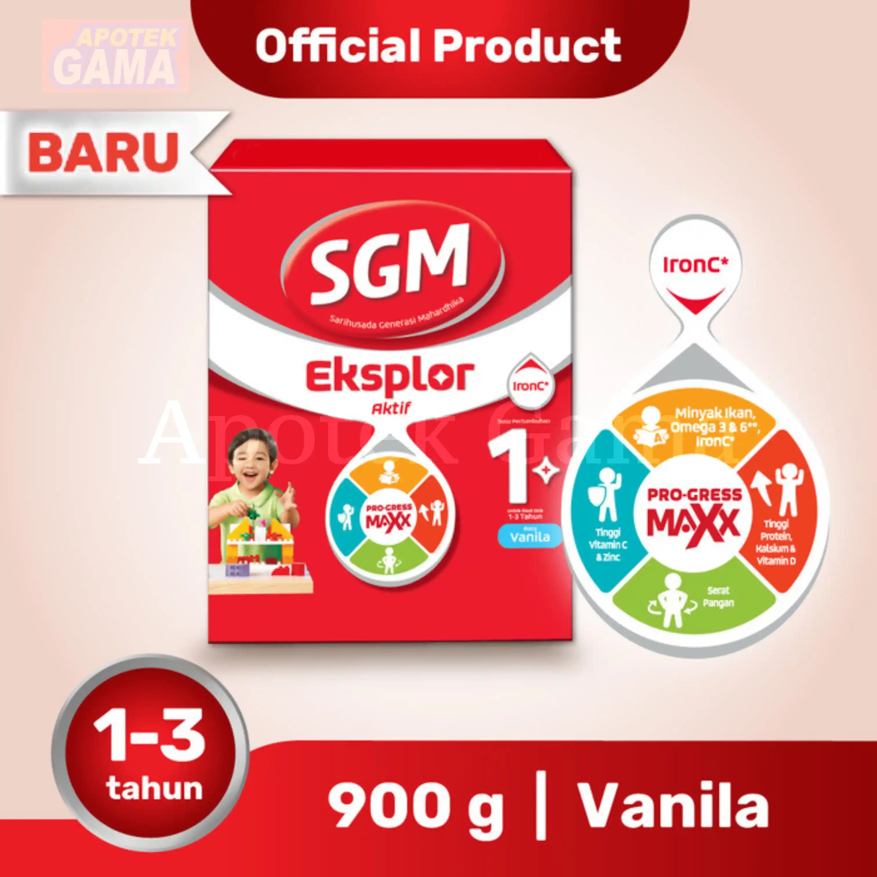 SGM EKSPLOR 1 PLUS VANILA 900GR 3