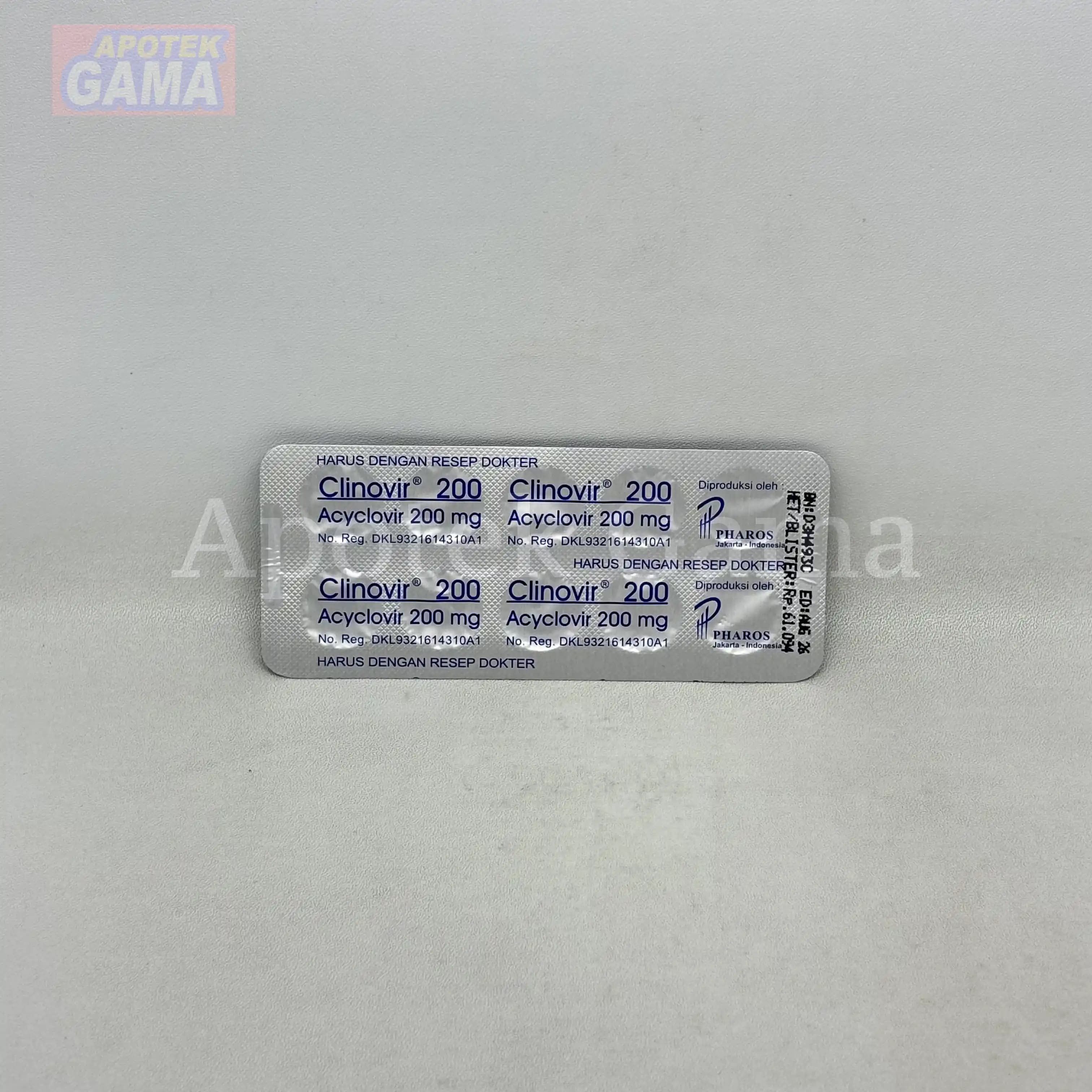 CLINOVIR 200MG/30 3