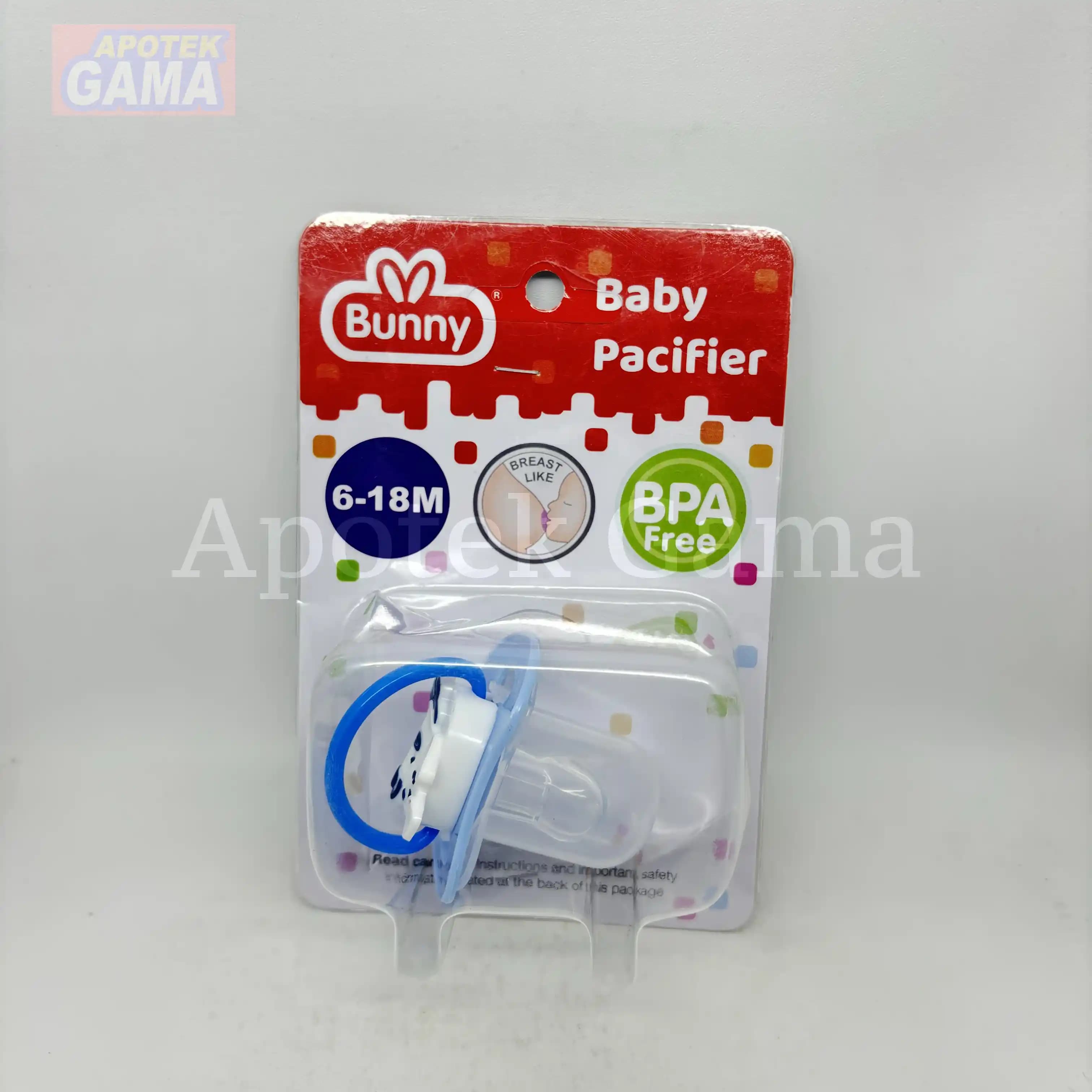 BUNNY BABY PACIFIER 6-18 M BLUE ADP-0004 4