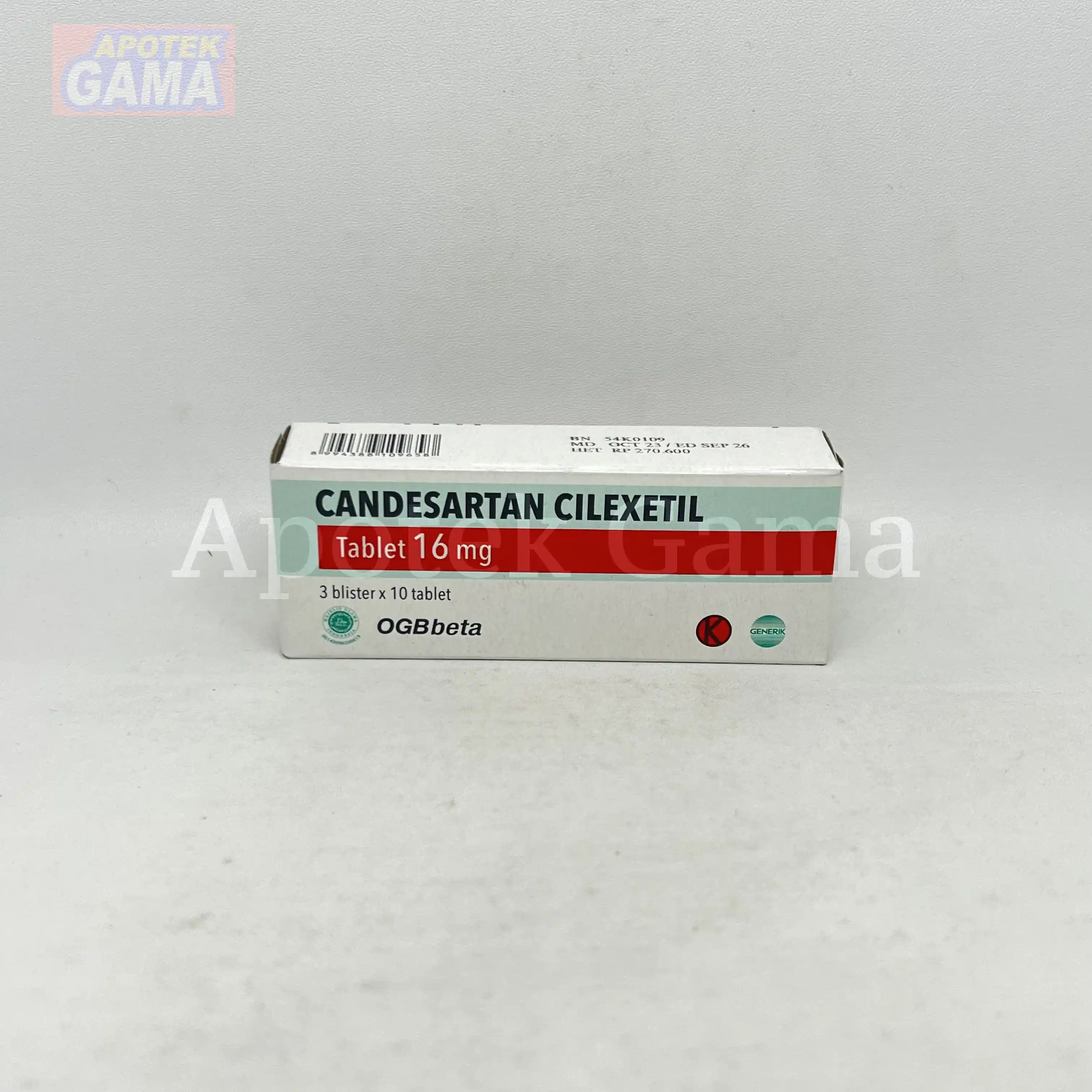 CANDESARTAN 16MG