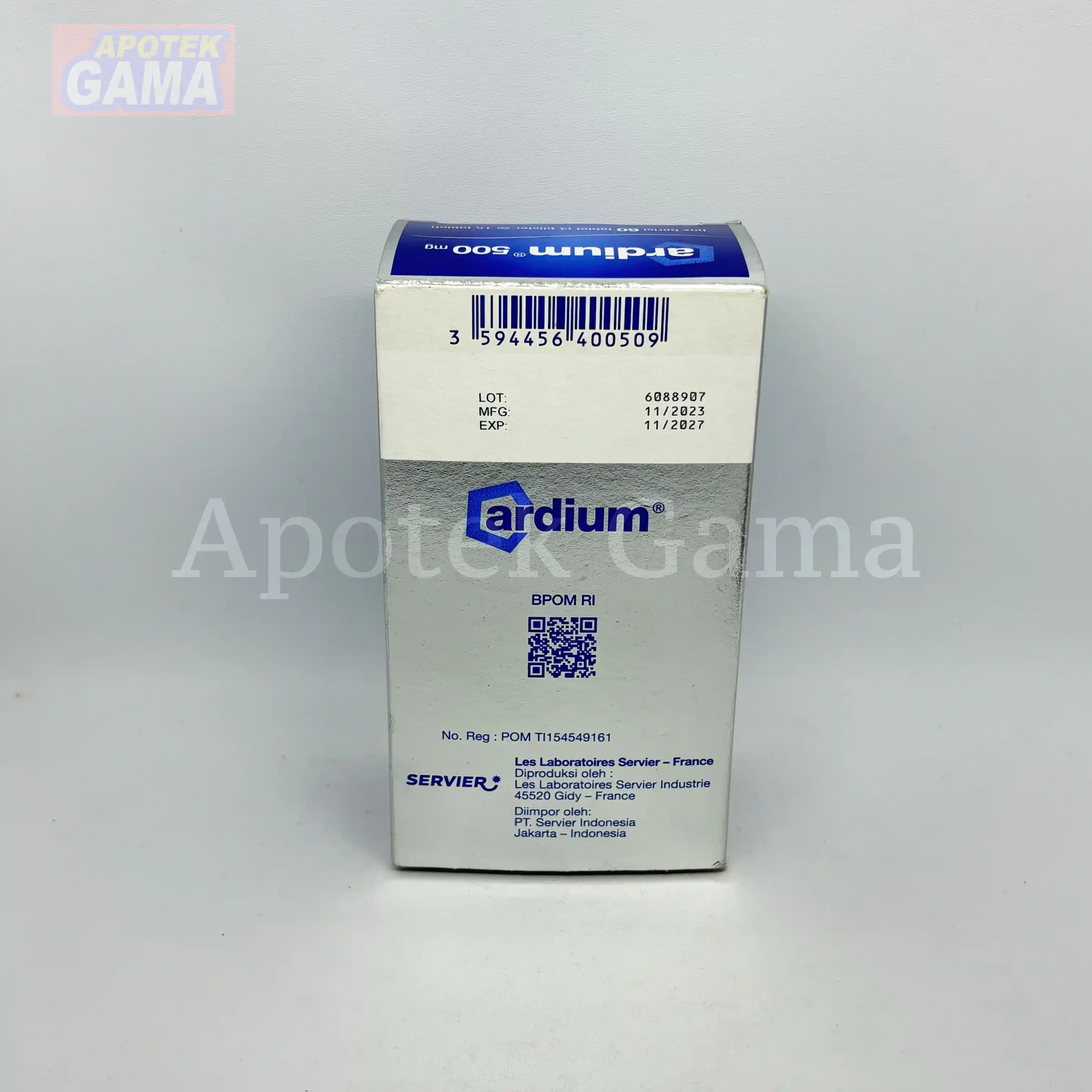ARDIUM 500MG TAB  8