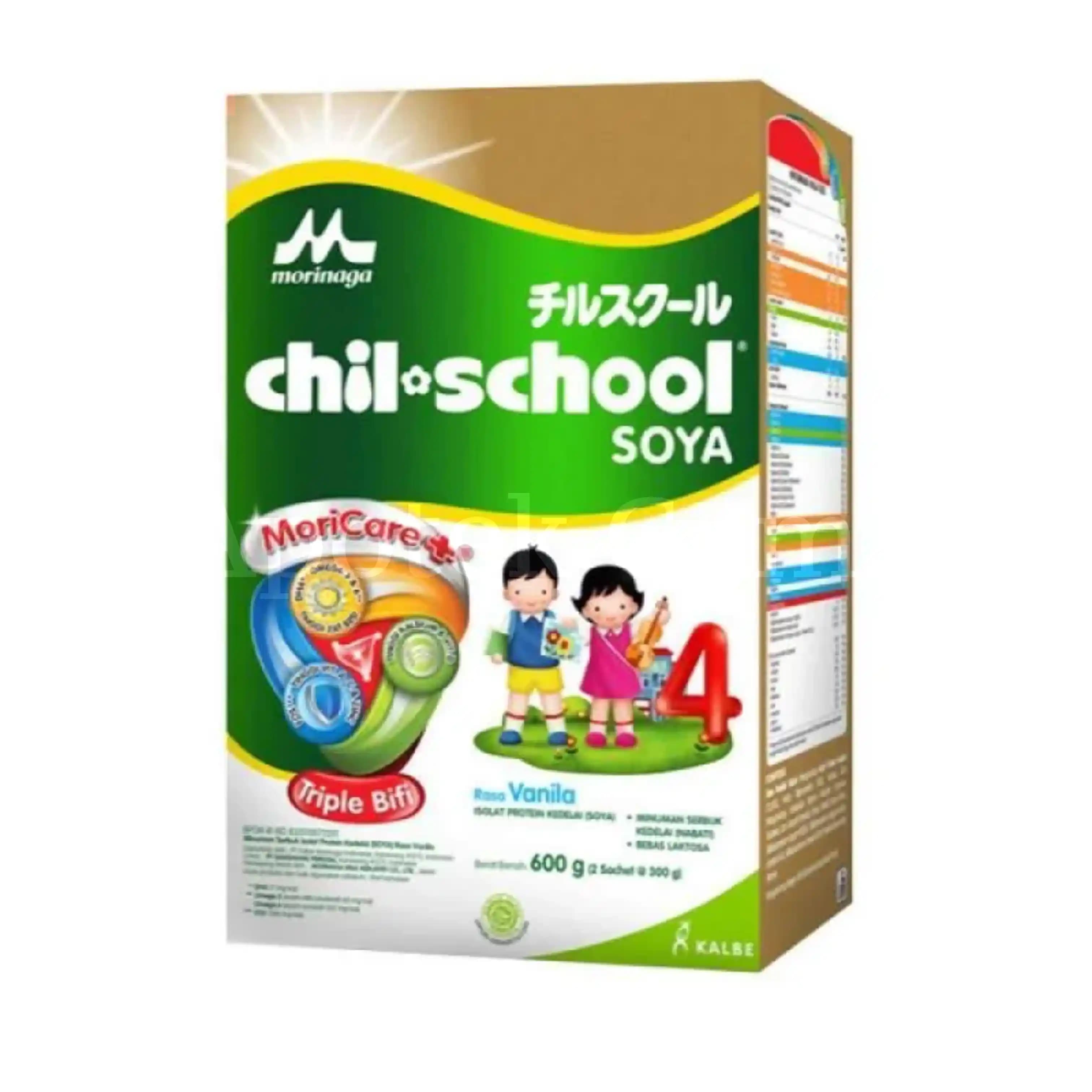MORINAGA CHIL SCHOOL SOYA VANILA 2 X 300 GRAM