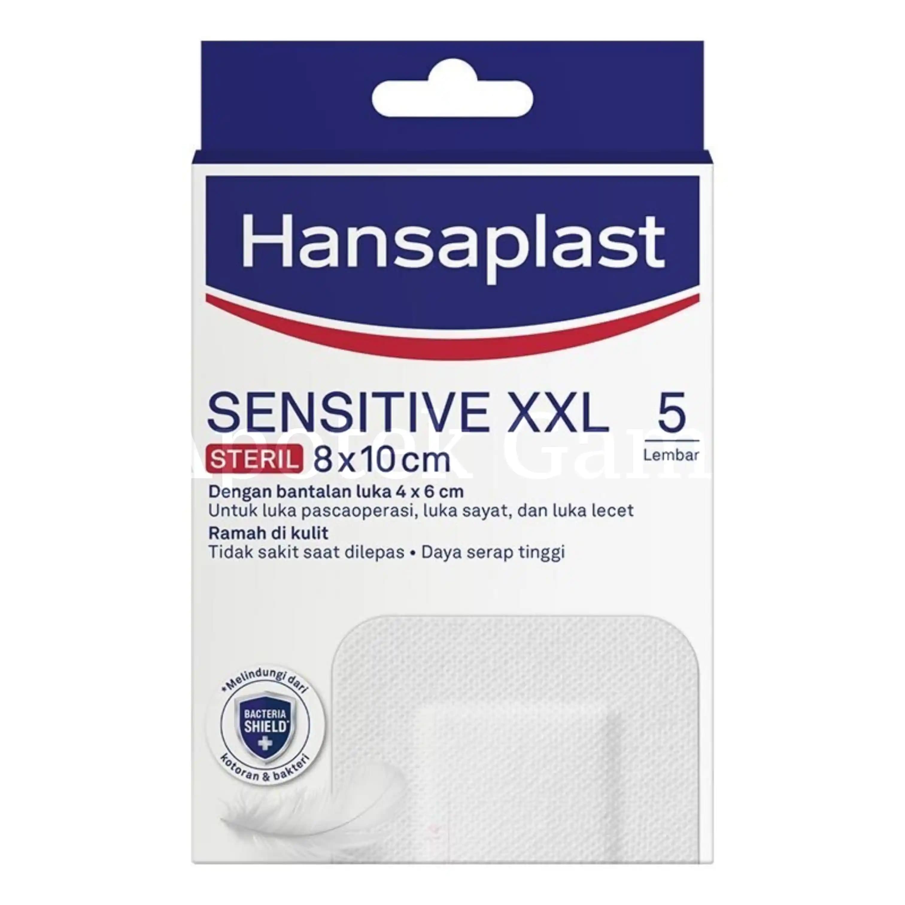 HANSAPLAST SENSITIVE STERIL XXL 8X10CM 5PCS 2