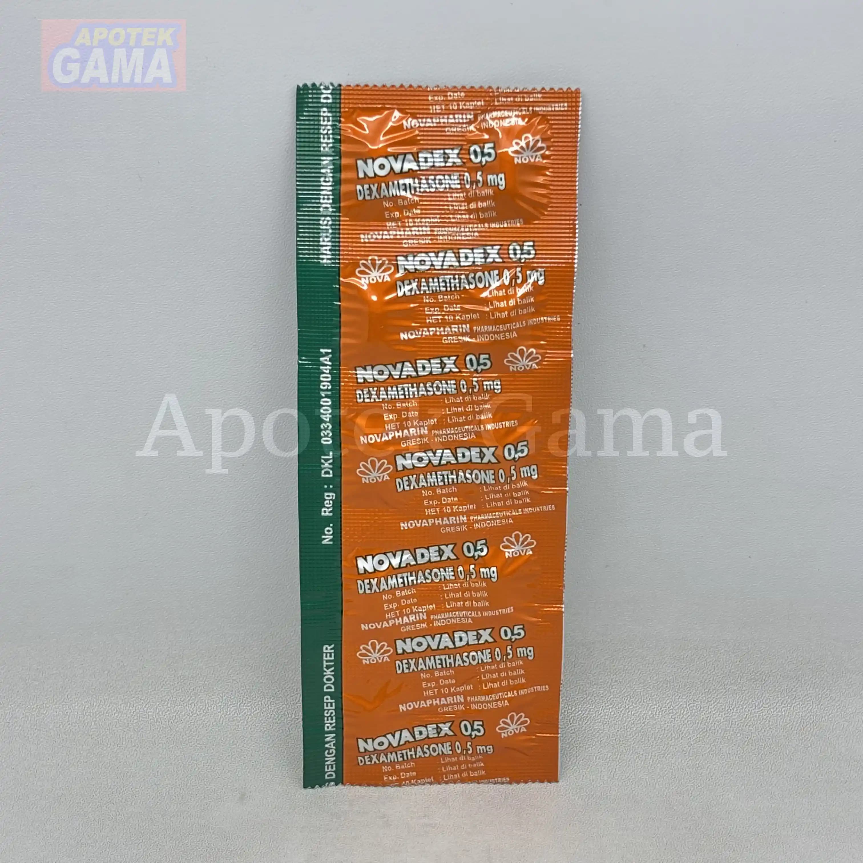NOVADEX KAP 0.5MG 5