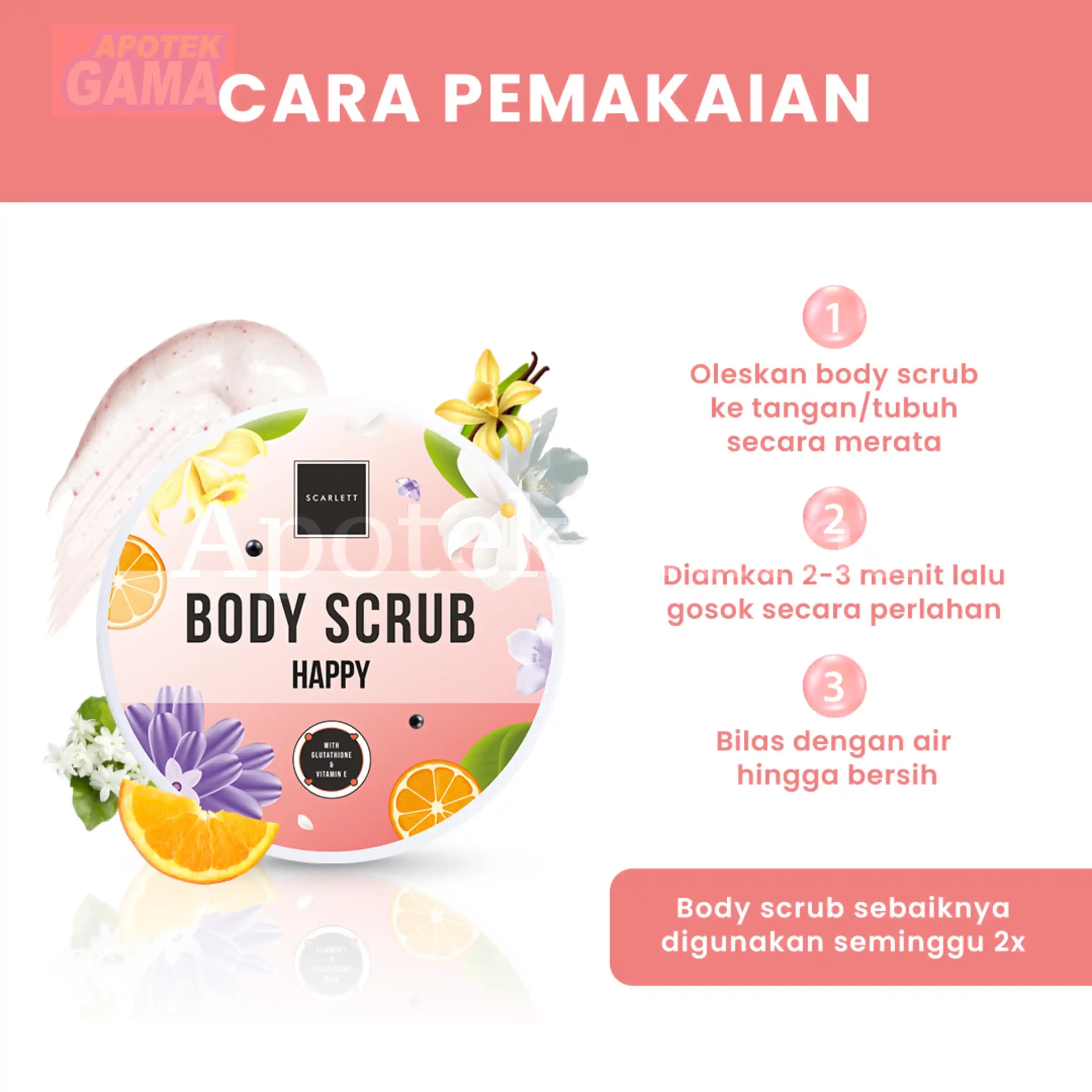 SCARLETT BODY SCRUB HAPPY 2