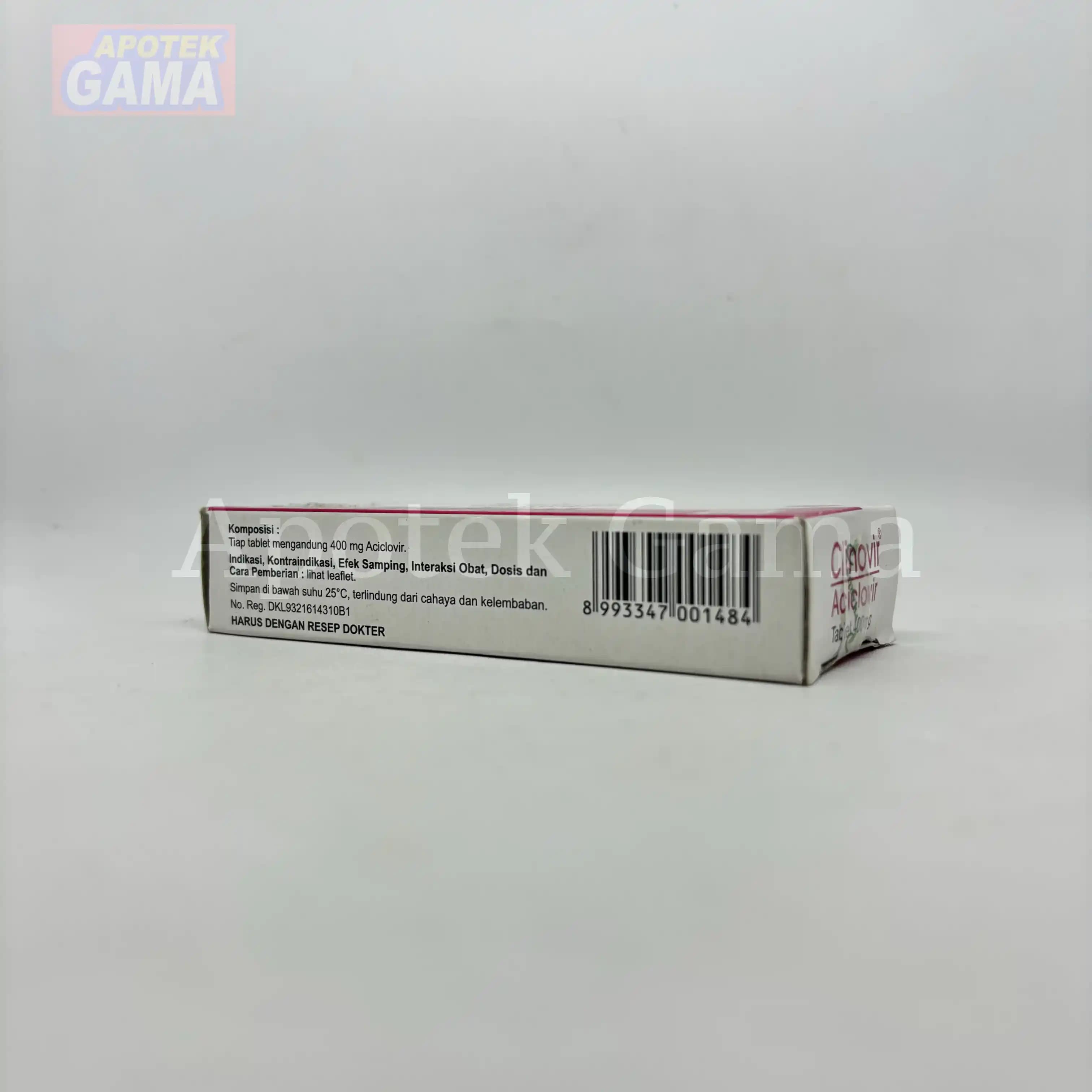 CLINOVIR 400MG TAB