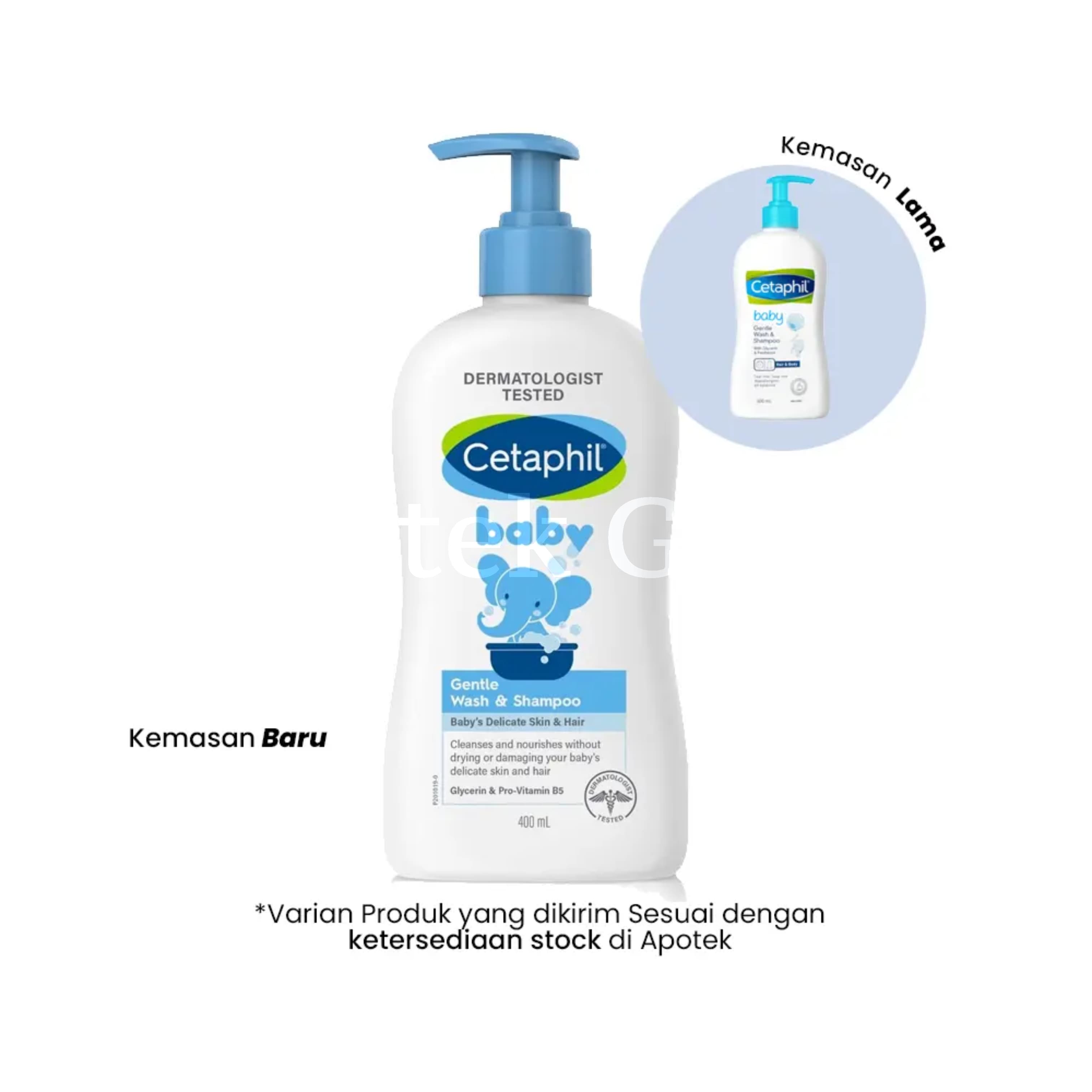 CETAPHIL BABY GENTLE WASH & SHAMPO 400ML