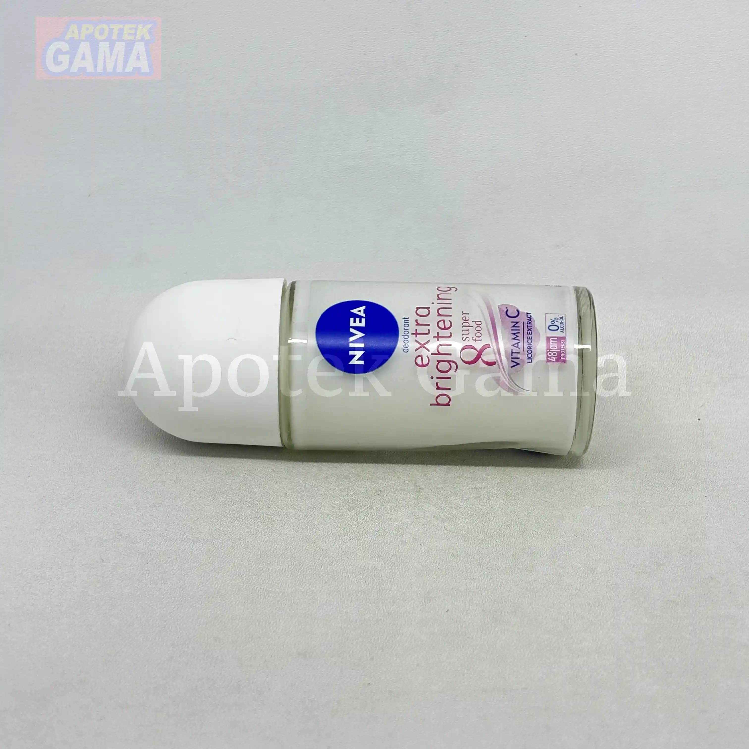 NIVEA DEODORANT ROLL ON EXTRA BRIGHTENING 50 ML 4