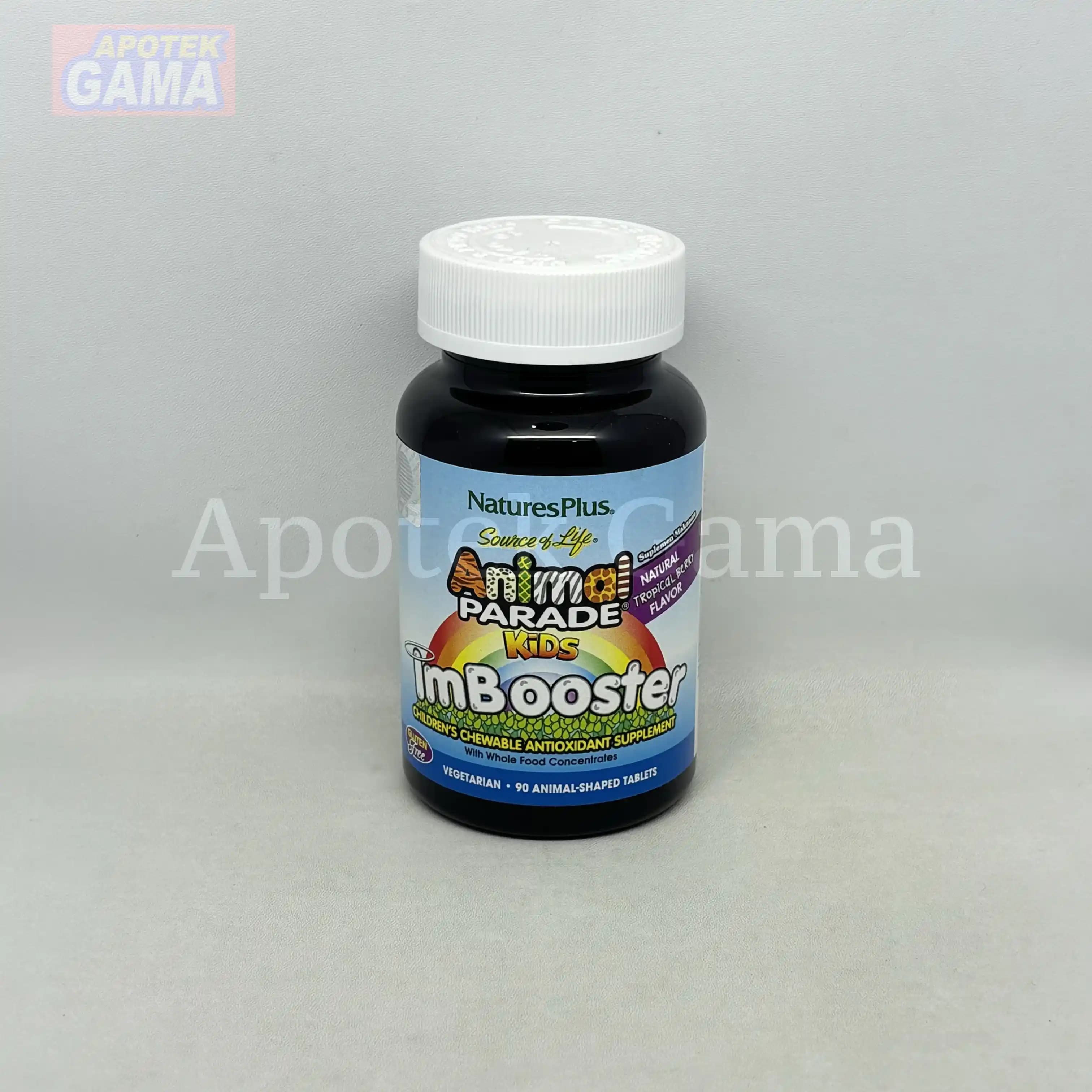 NATURES PLUS ANIMAL PARADE KIDS IMMUNE BOOSTER 90S 3