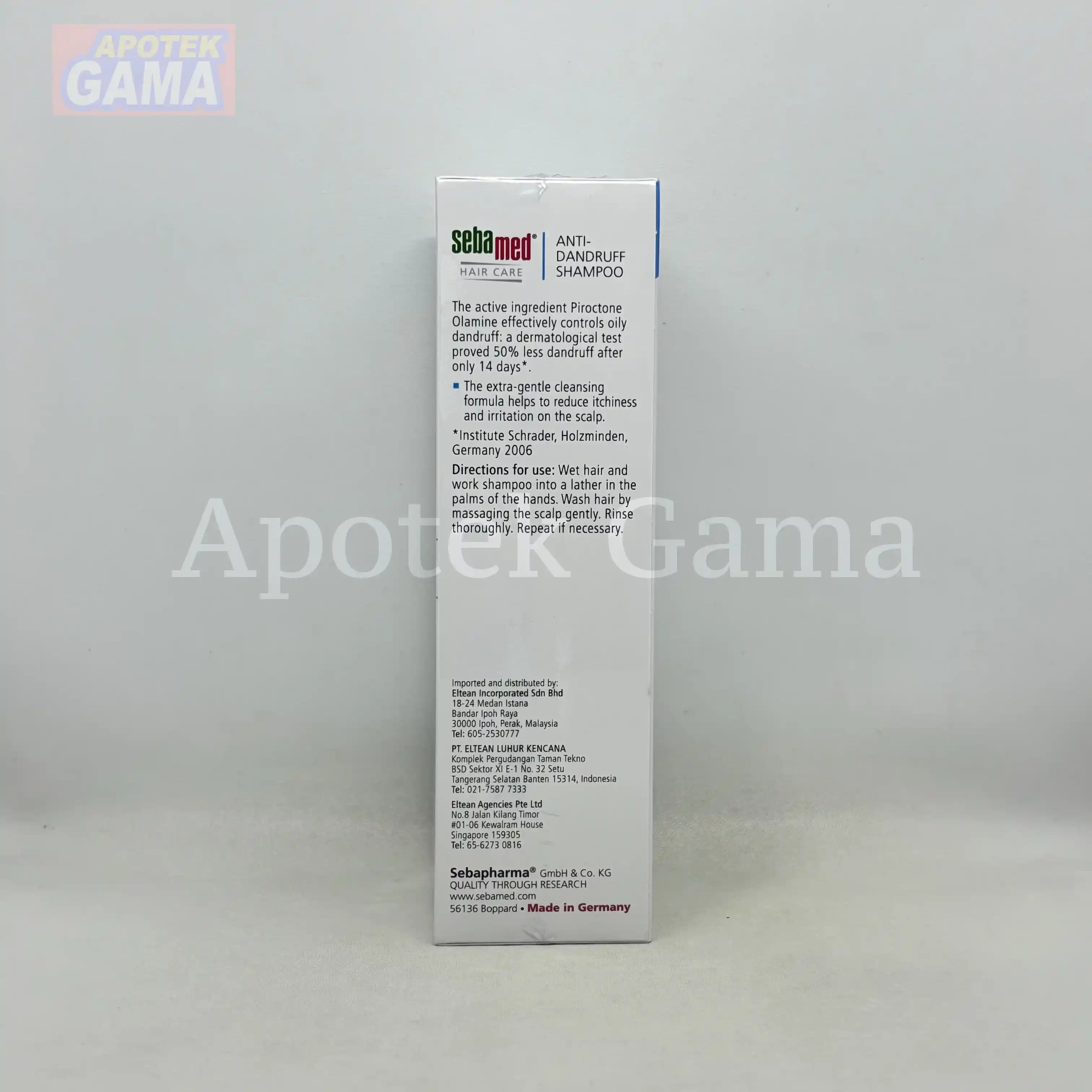 SEBAMED SHAMPOO ANTI DANDRUFF 200ML 3